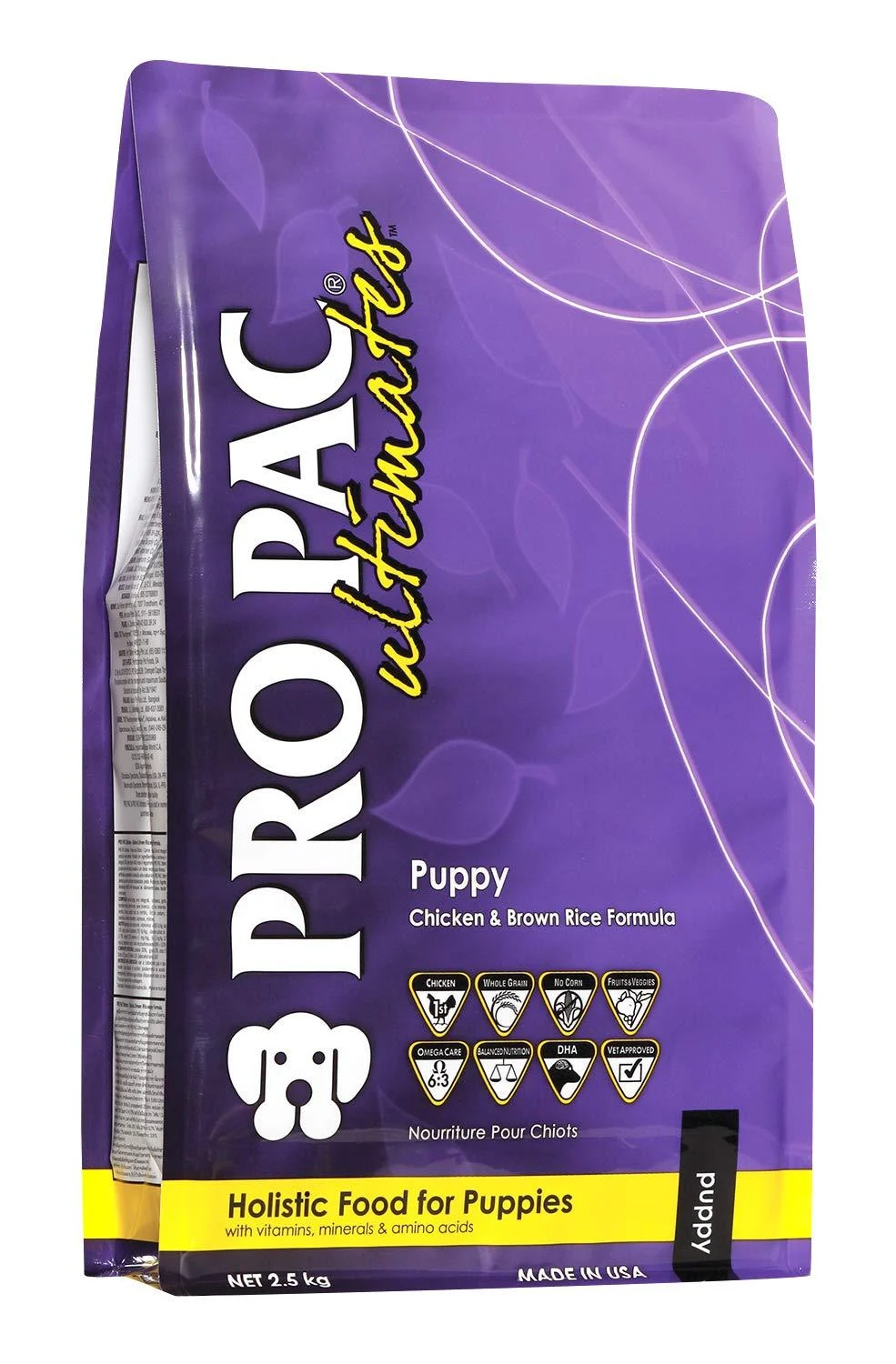 PRO PAC Ultimates Puppy Chicken and Brown Rice 2.5-Kilogram 1-Pack 2.5 kg