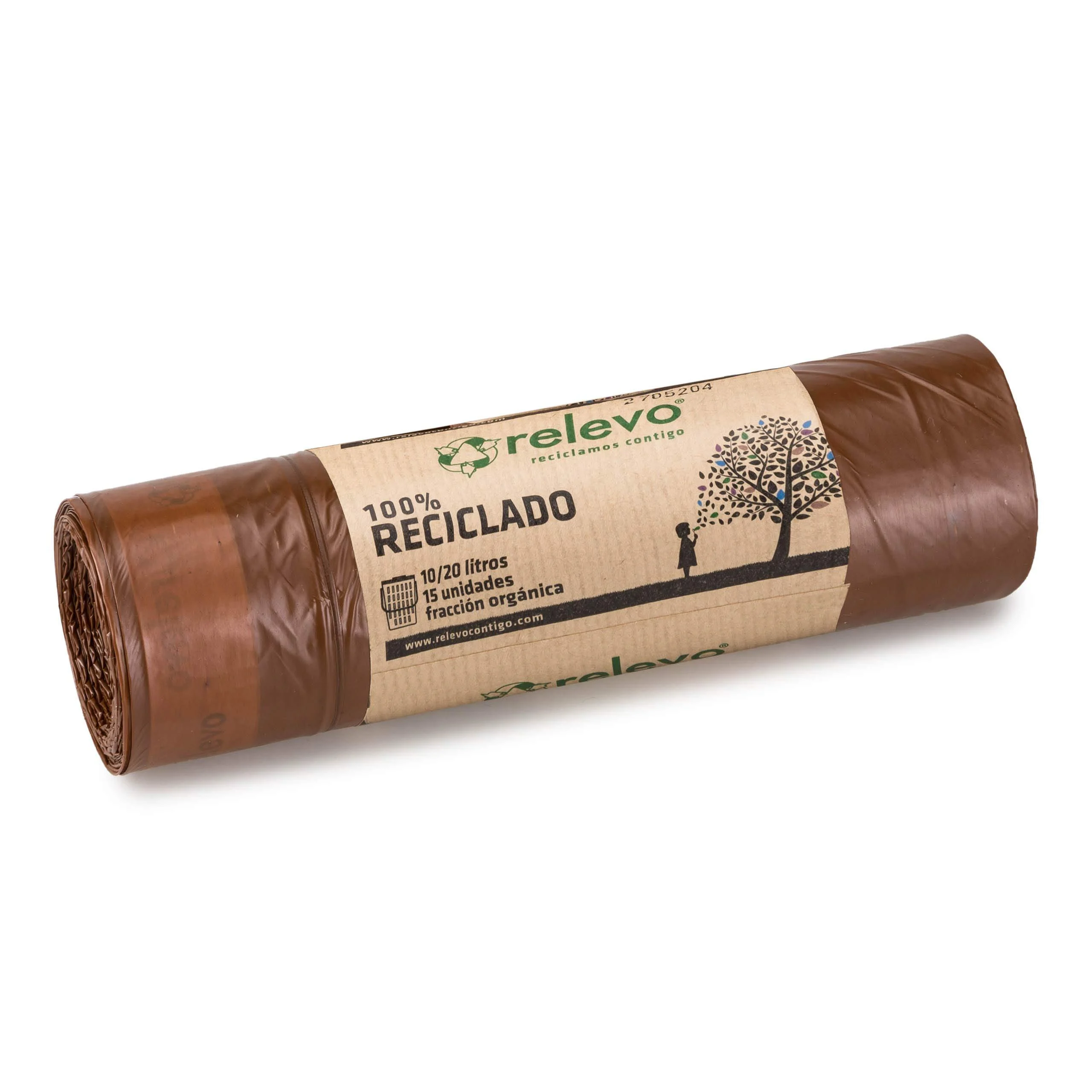 Relevo Garbage Bags 100% Recycled Heavy Duty 20L C - 20L