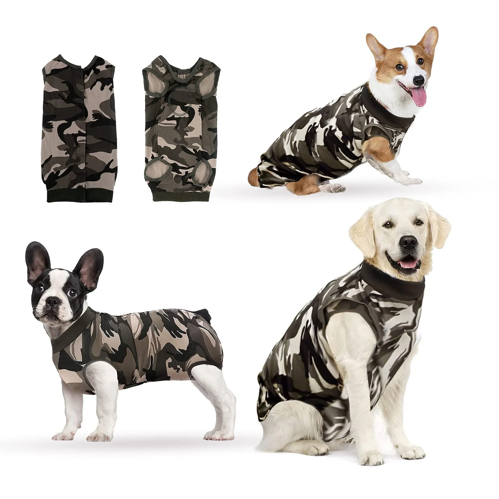 Hipet Dog Recovery Suit (XL Camouflage) XL Camouflage