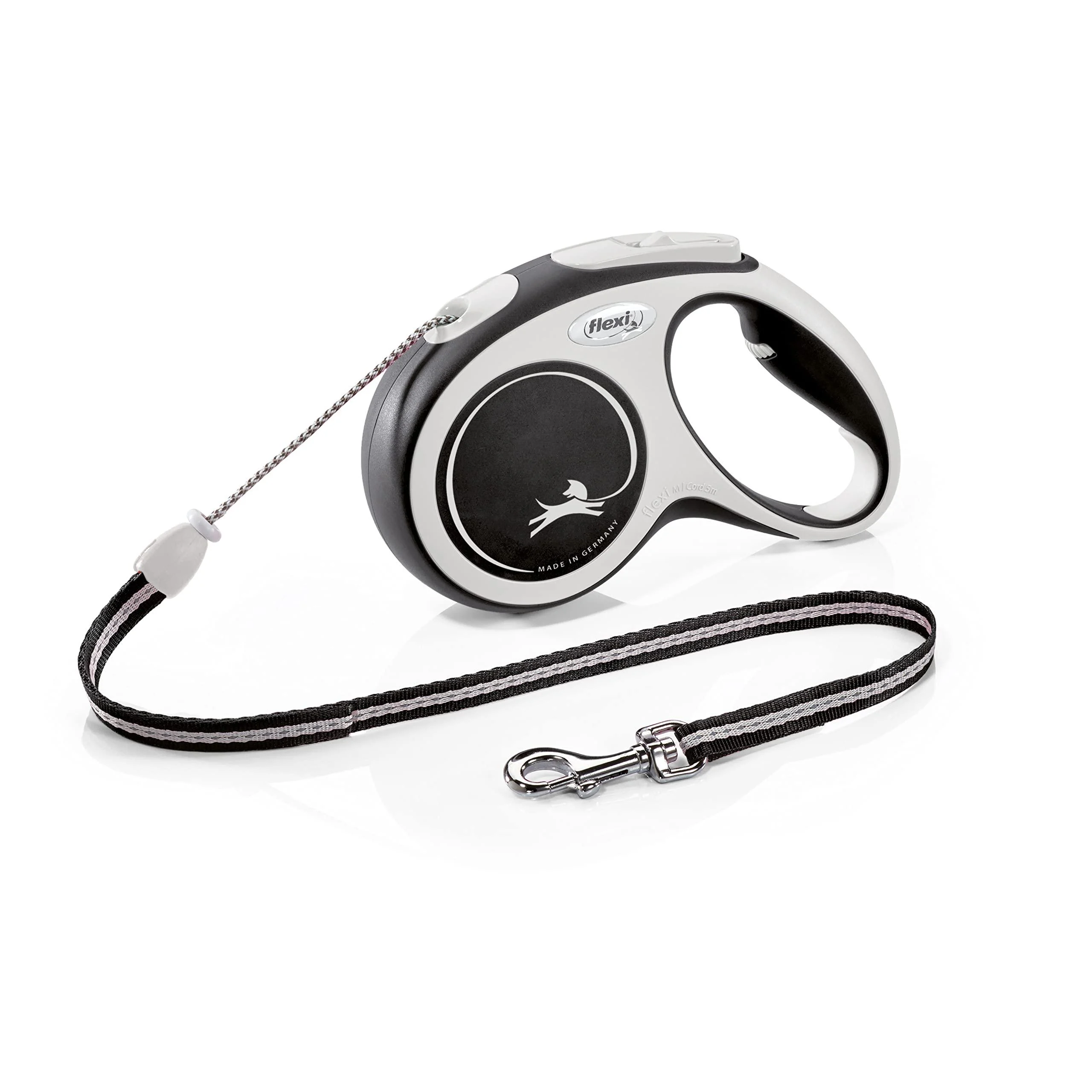 Flexi Leash New Comfort Dog Leash Cat Leash Retractable Leash Black M 20kg / 5m Rope Black M 5m-20kg