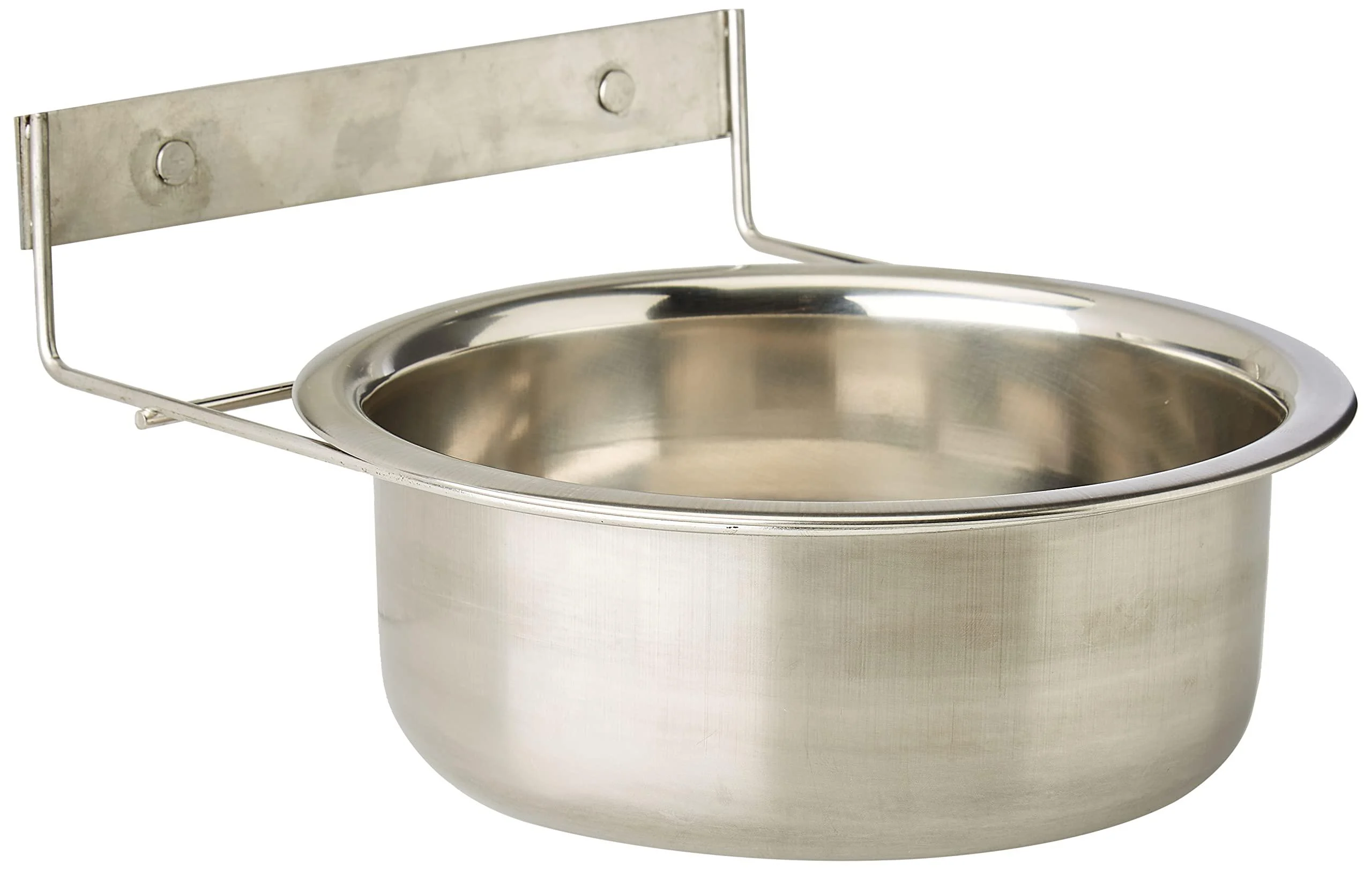 Nobby parrot bowl stainless steel screw fastening 21.5 cm 2.00 ltr. silver silver 20 cm