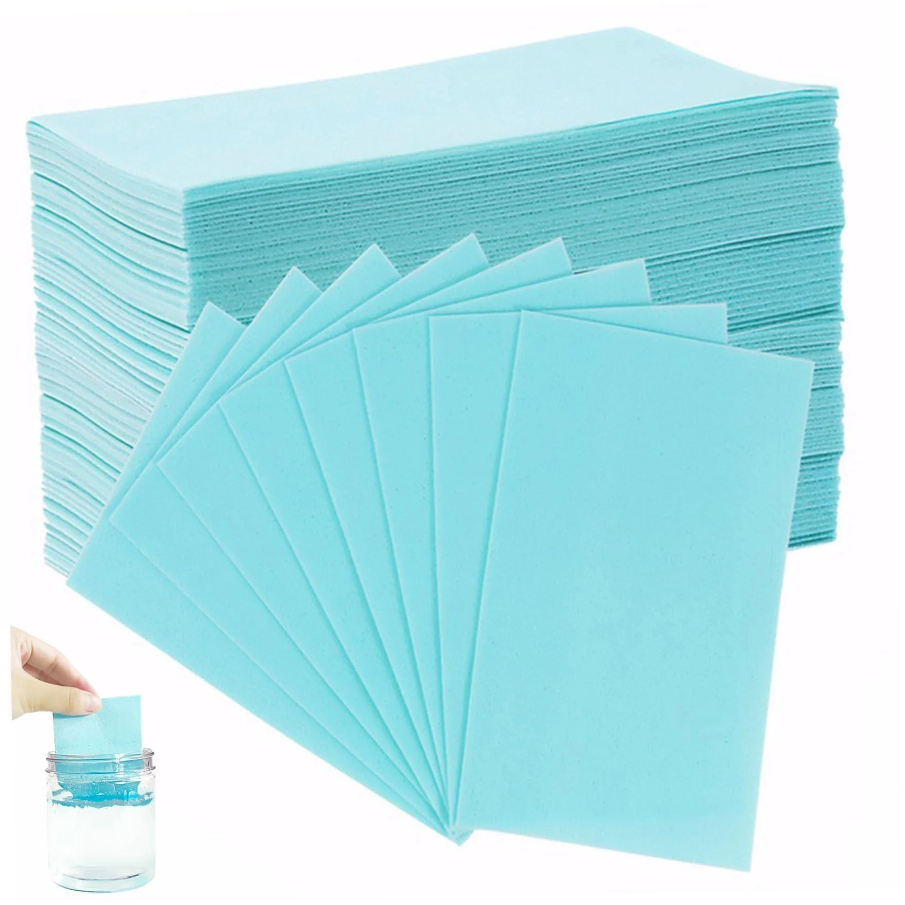 100PCS Concentrated Soluble Dry Cleaning Sheets Multi-Effect Portable Mopping Solution for Tiles Hardwood Marble Floor Cleaners