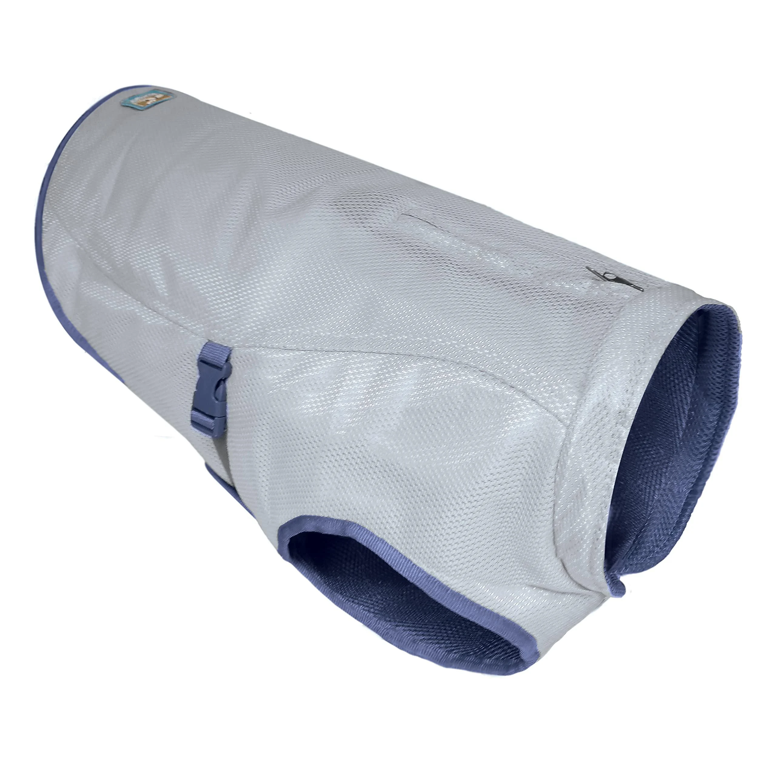 Kurgo Cooling Vest for Dogs Cools Neck and Chest in High Temperatures Reflective Material Size L Ice Blue