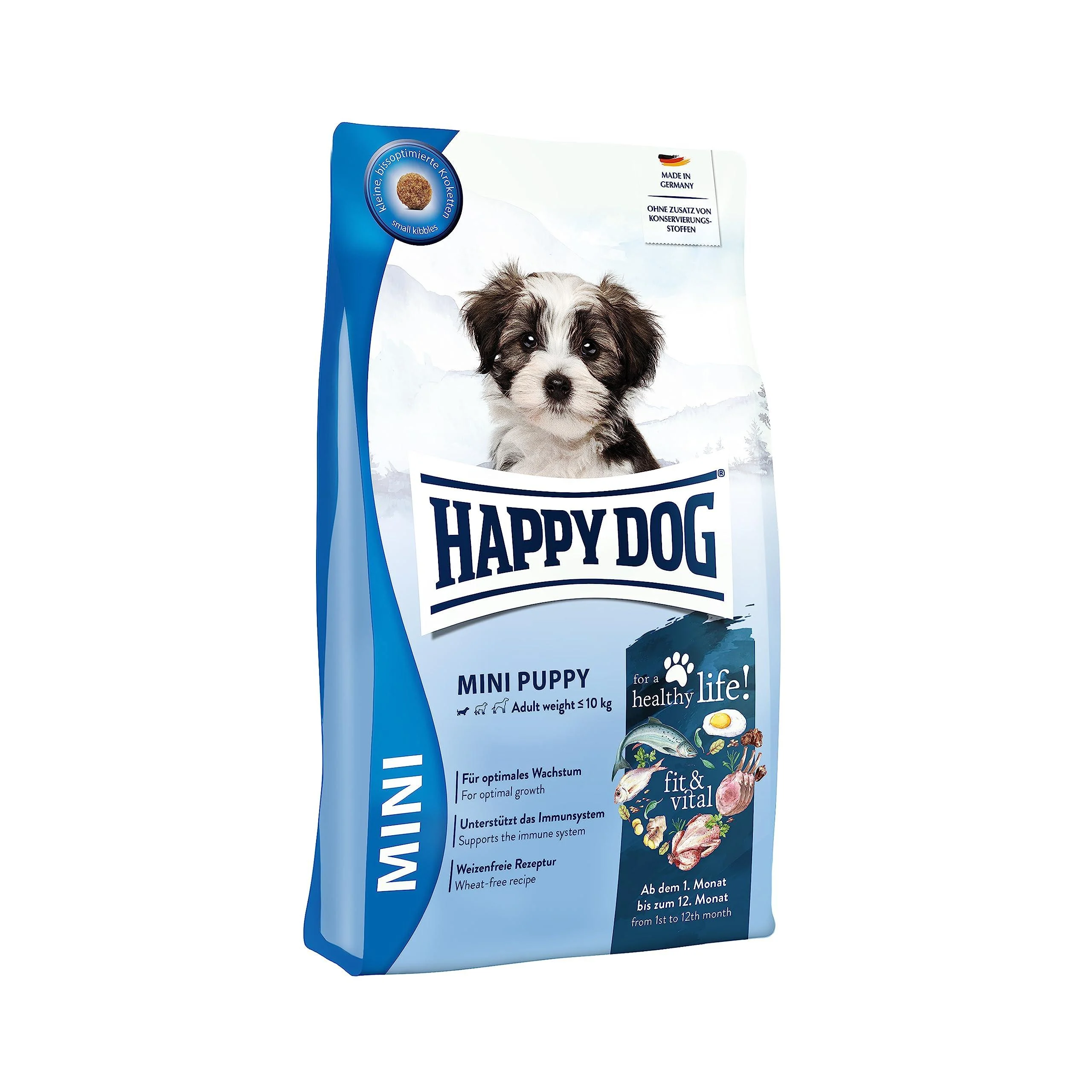 Happy Dog fit & vital Mini Puppy 4 kg Happy Dog fit & vital Mini Puppy 4 kg (1Pack)