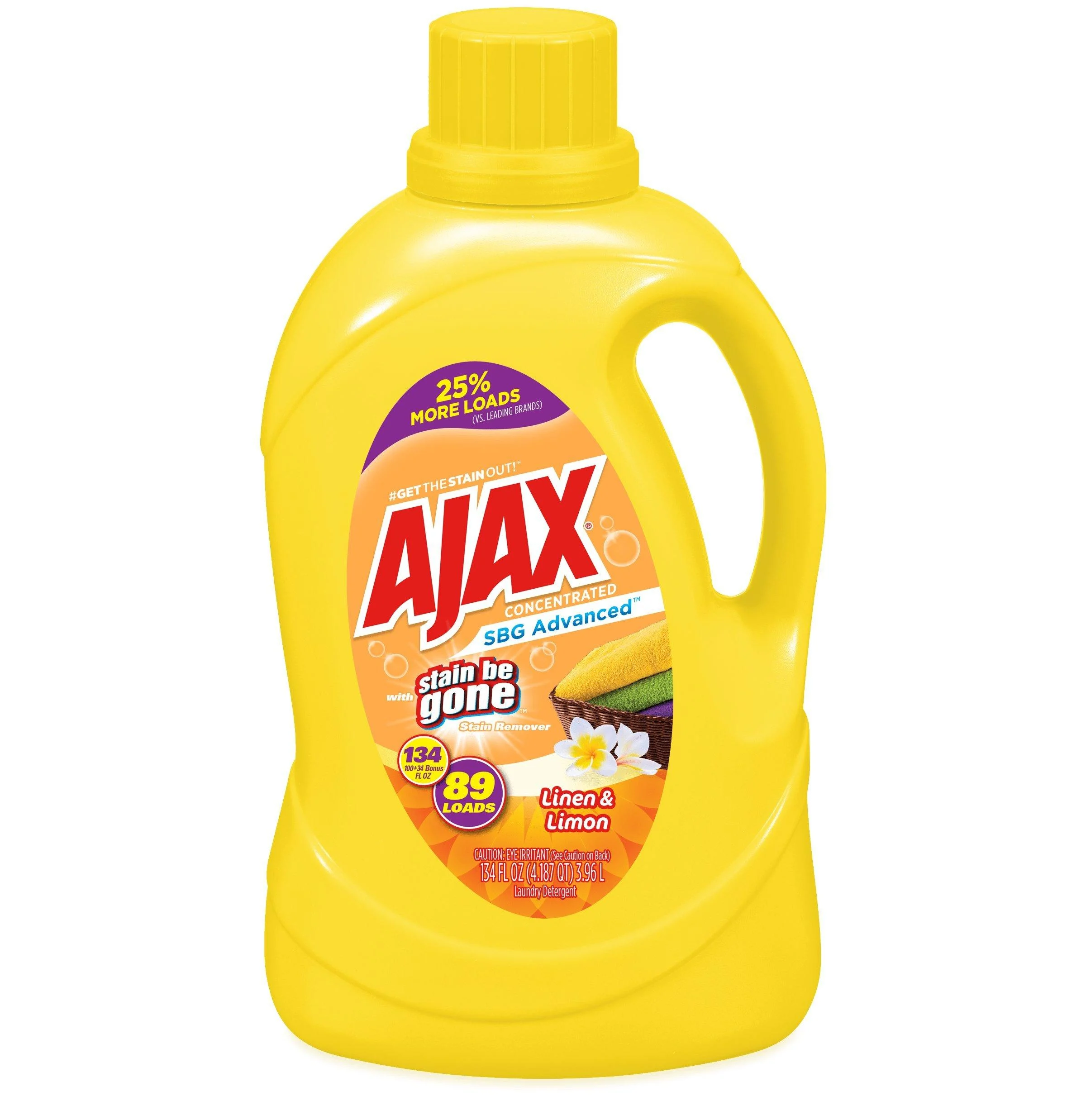 Ajax Laundry Stain Be Gone Advanced Liquid Laundry Detergent 60 Fluid Ounce