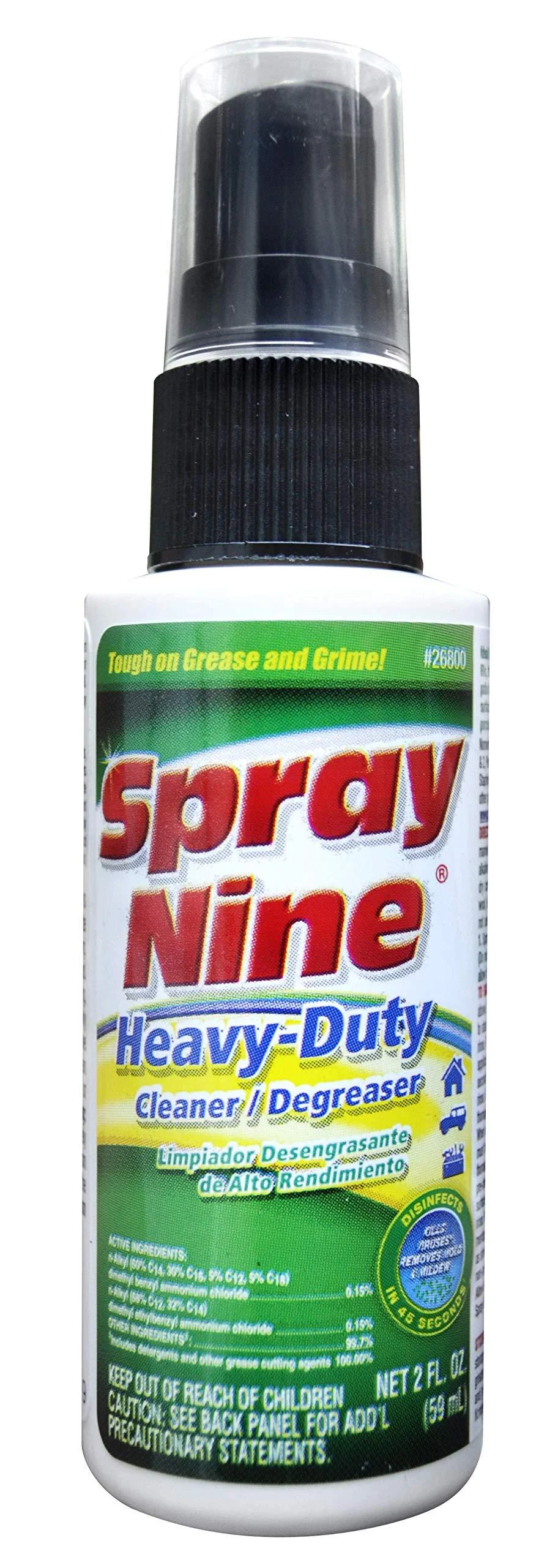 Spray Nine 26800 Heavy Duty Cleaner/Degreaser, 2 oz.
