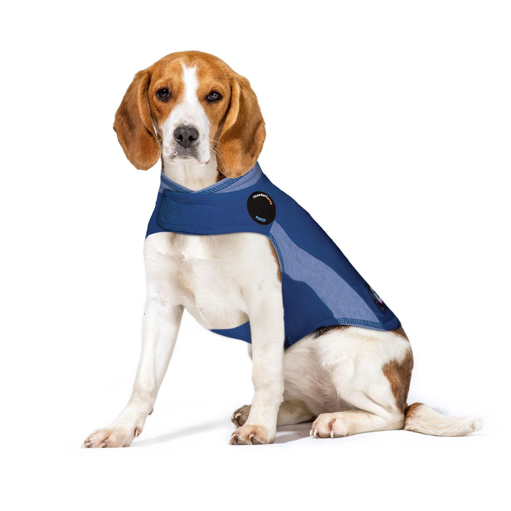 ThunderShirt for Dogs - Dog Anxiety Vest Poloshirt Medium (26 - 40 lb) Blau