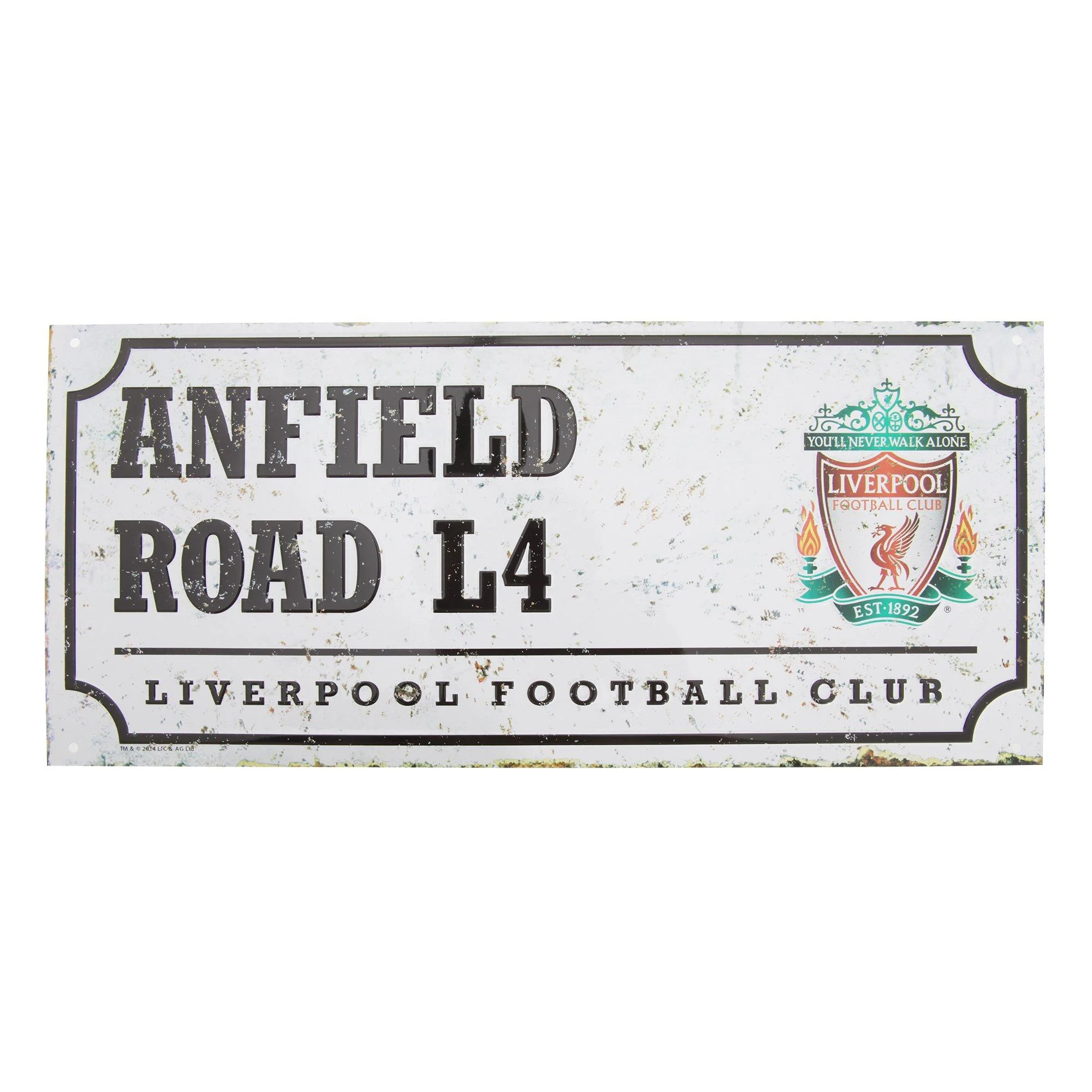 Liverpool FC Retro Logo Shield One Size Multicoloured - Liverpool F.C.