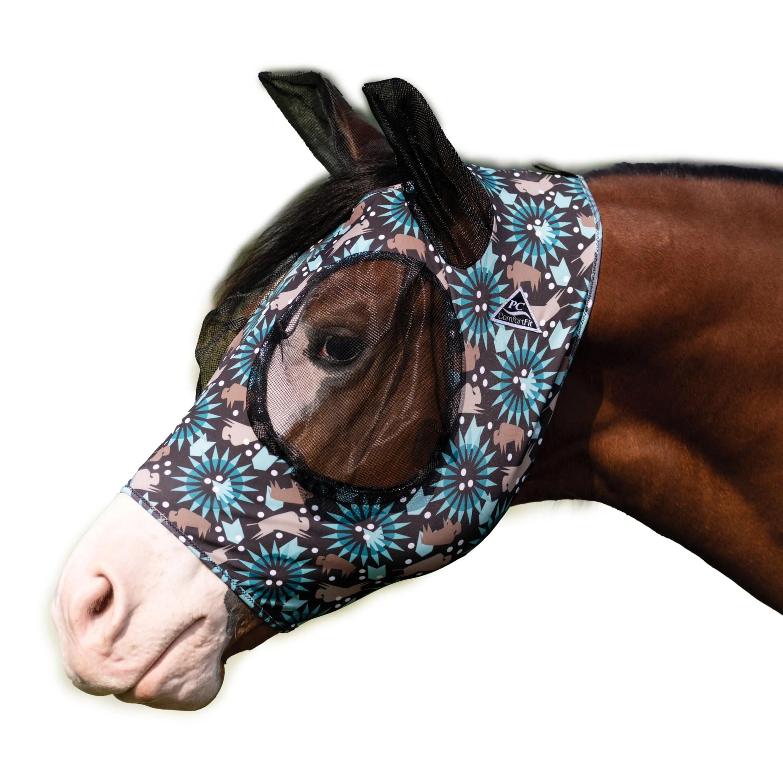 Professional's Choice Comfortable Fly Mask Warmblood Bison