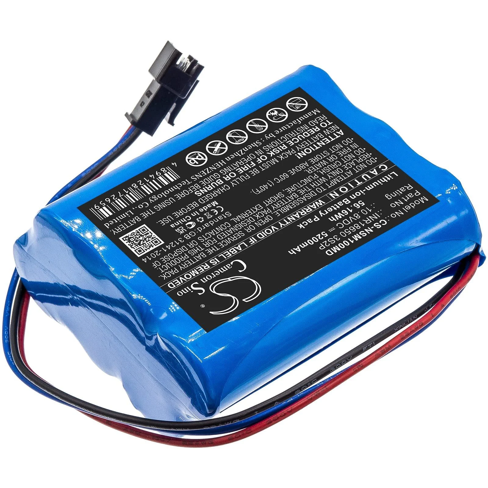 SPANN Battery Replacement for Neusoft NSC-M10 Part No: INR18650 3S2P 10.8V
