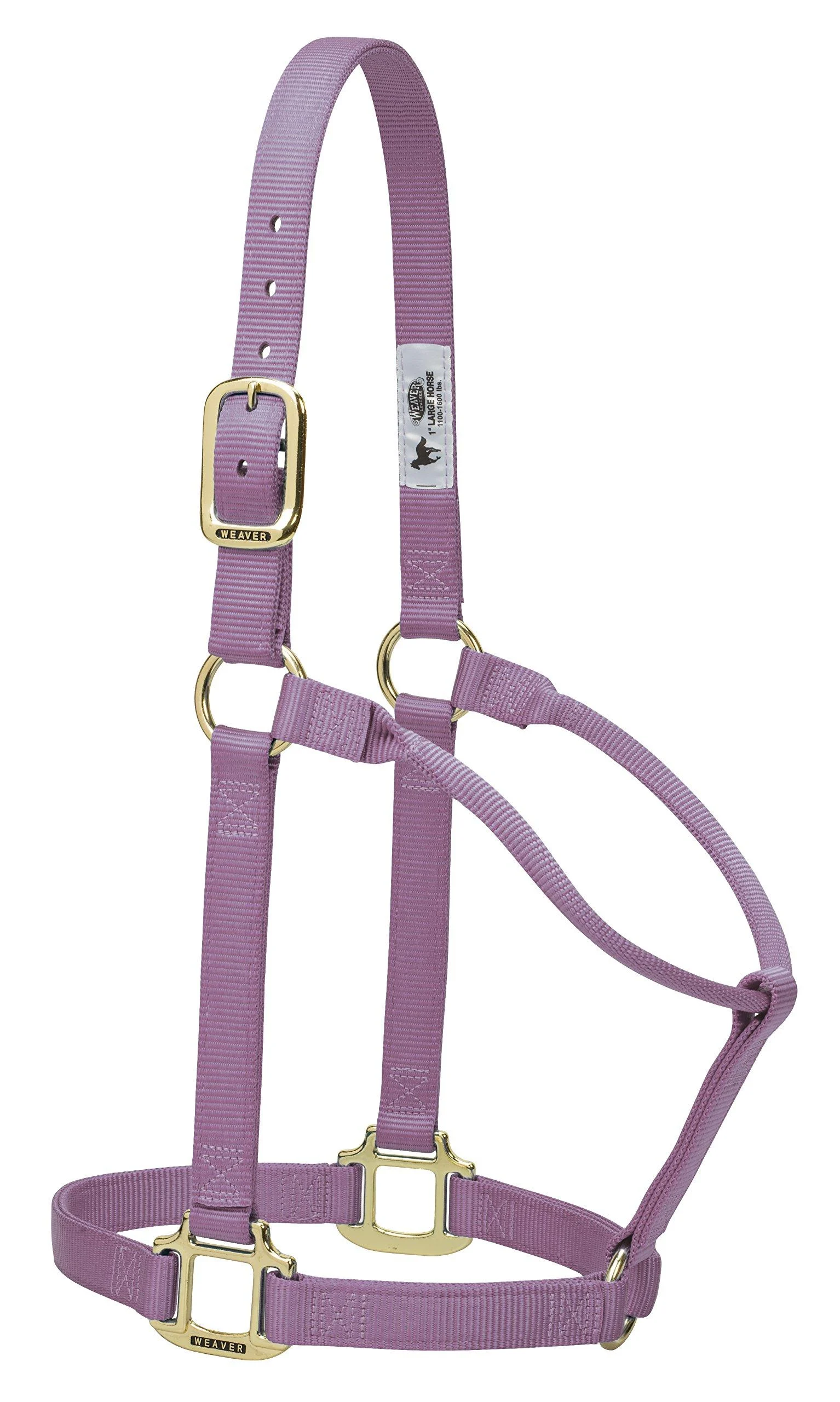 WEAVER Leather Non-adjustable halter lavender Average Horse