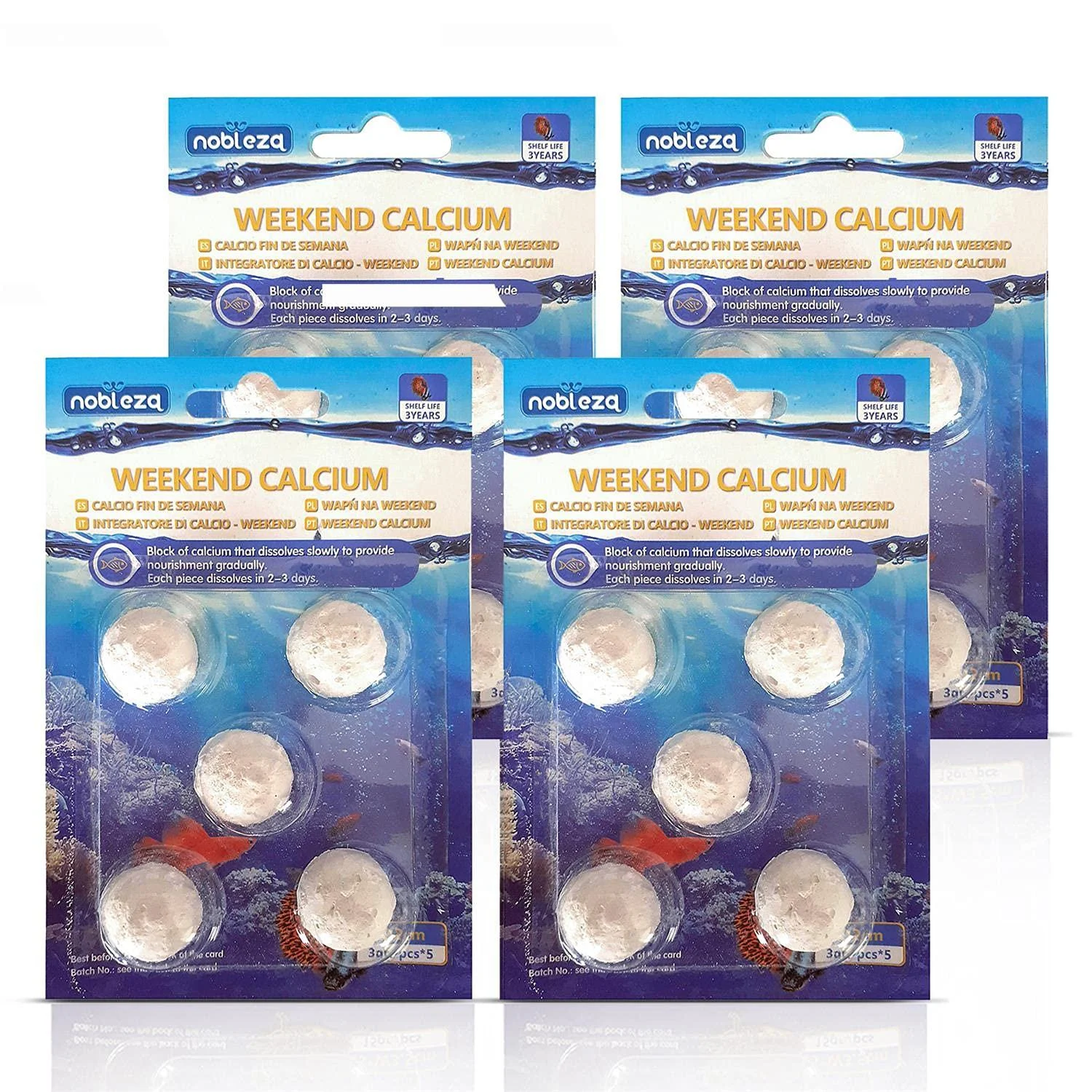 Nobleza - 3 Day Weekend Fish Food 5 pcs x 4