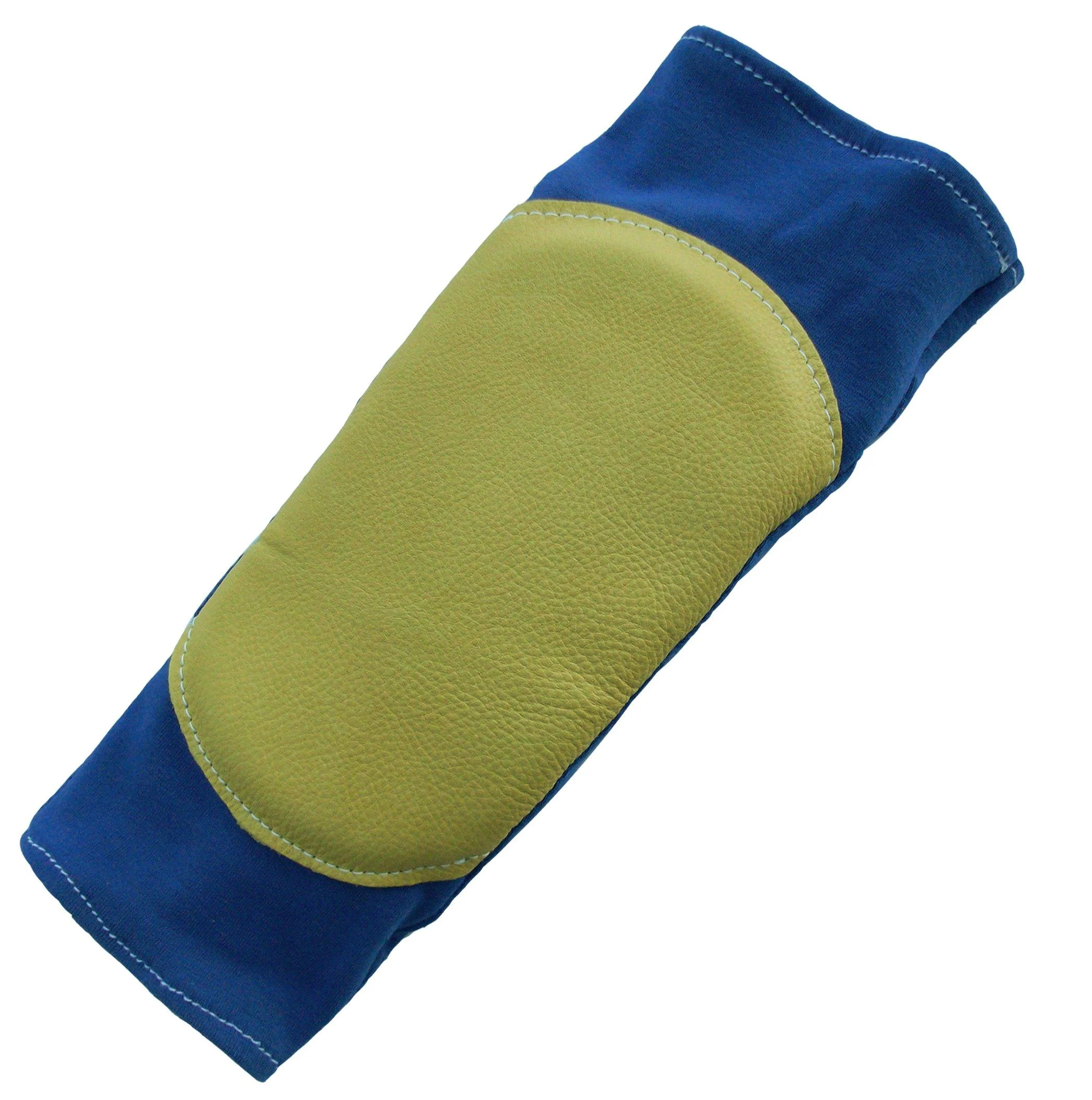 Impacto 804-20 Large Elbow Pad Memory Foam Grain Cover - Blue/ Gold