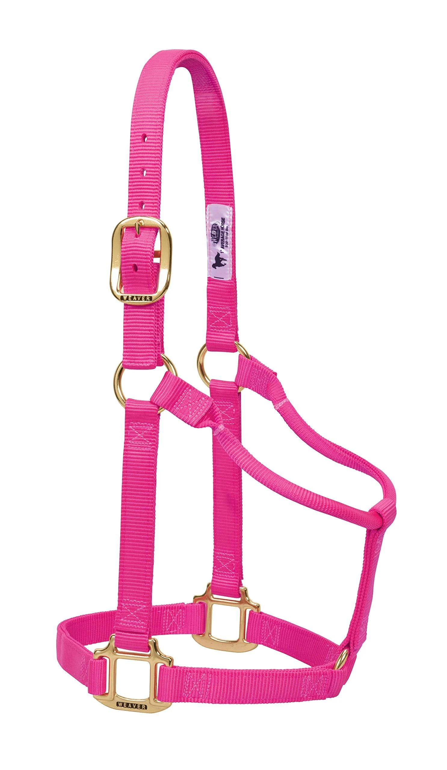 WEAVER Leather Non-adjustable halter Diva Pink Small Horse
