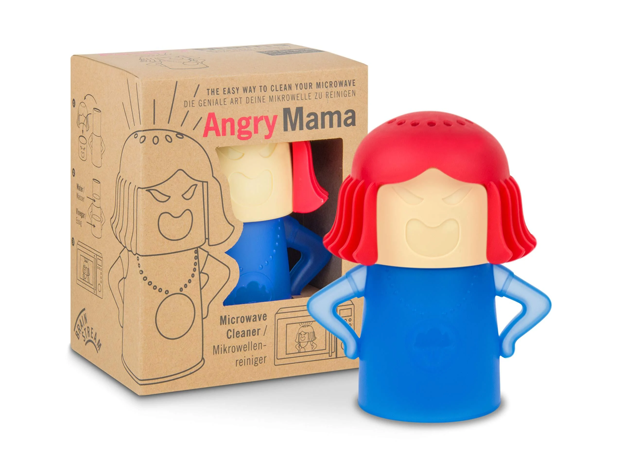 Angry Mom Microwave Cleansing - Add Vinegar And She Blows Her Top