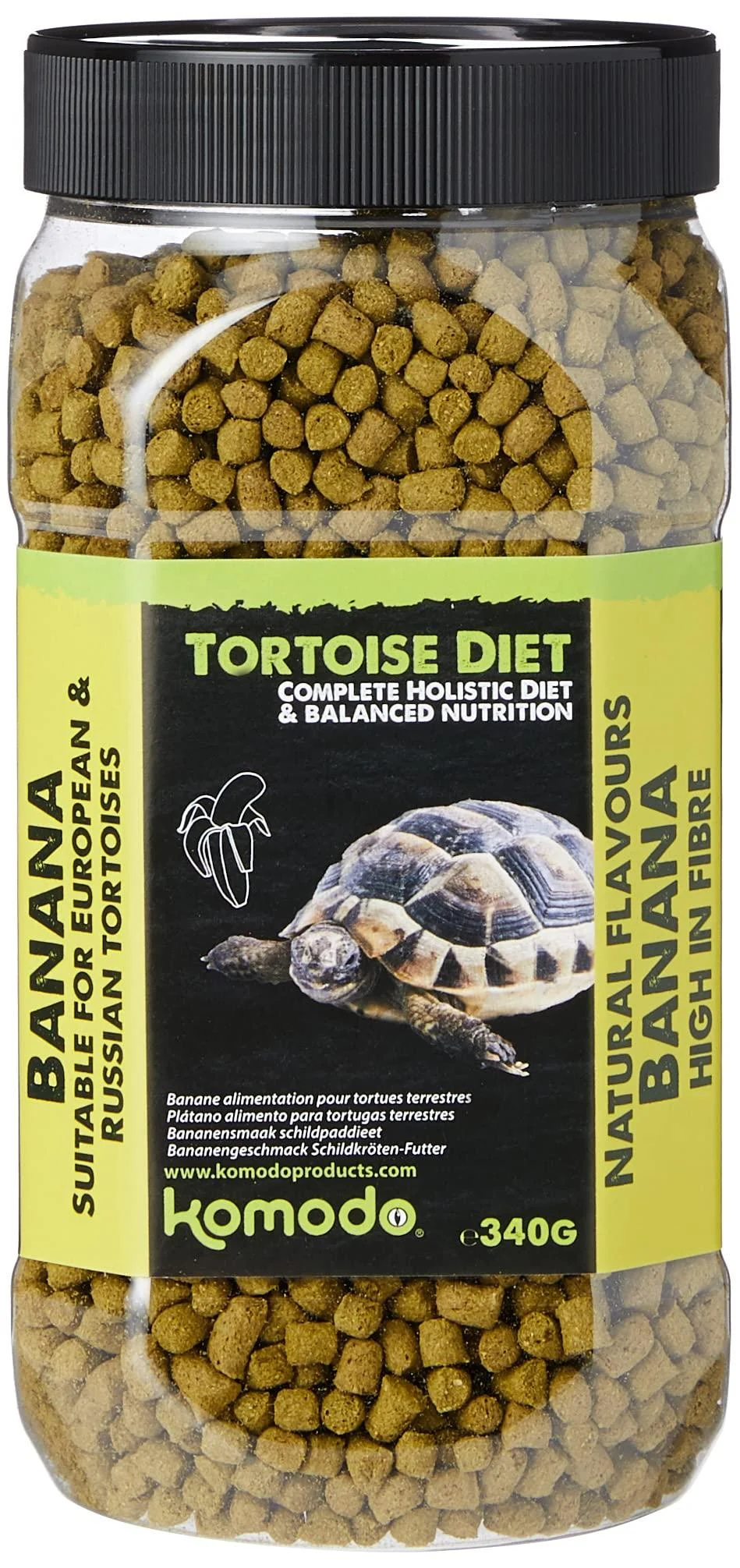 Komodo Complete Holistic Tortoise Diet Banana 340 g tube