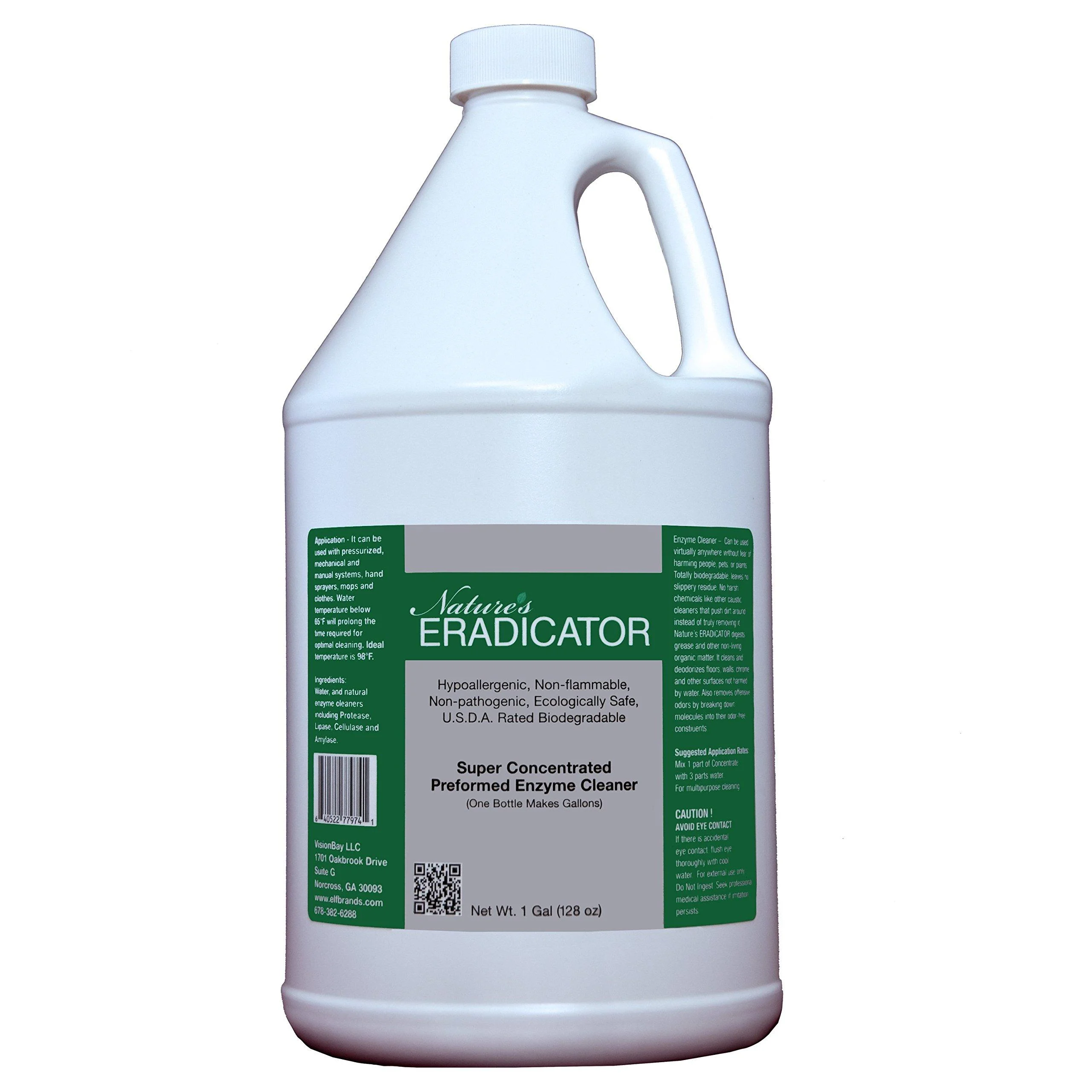 Nature's ERADICATOR Multi-Purpose Enzyme Cleaner for Home and Industry Concentrated 128 oz
