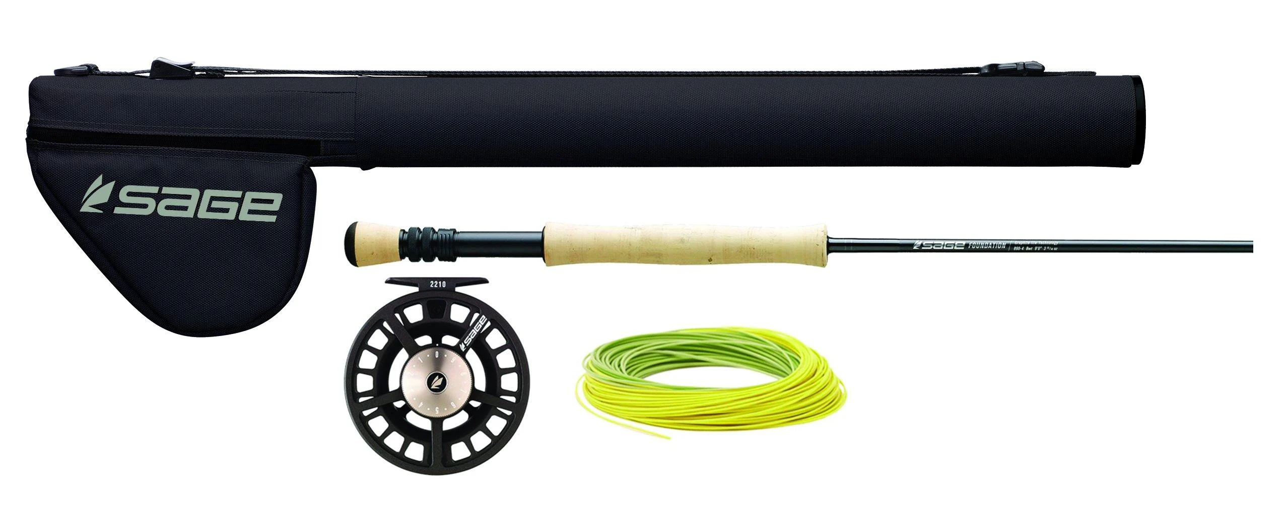 Sage Fly Fishing - FOUNDATION Outfit - Fly Rod, Reel & Line Combo 5WT 9' 0"