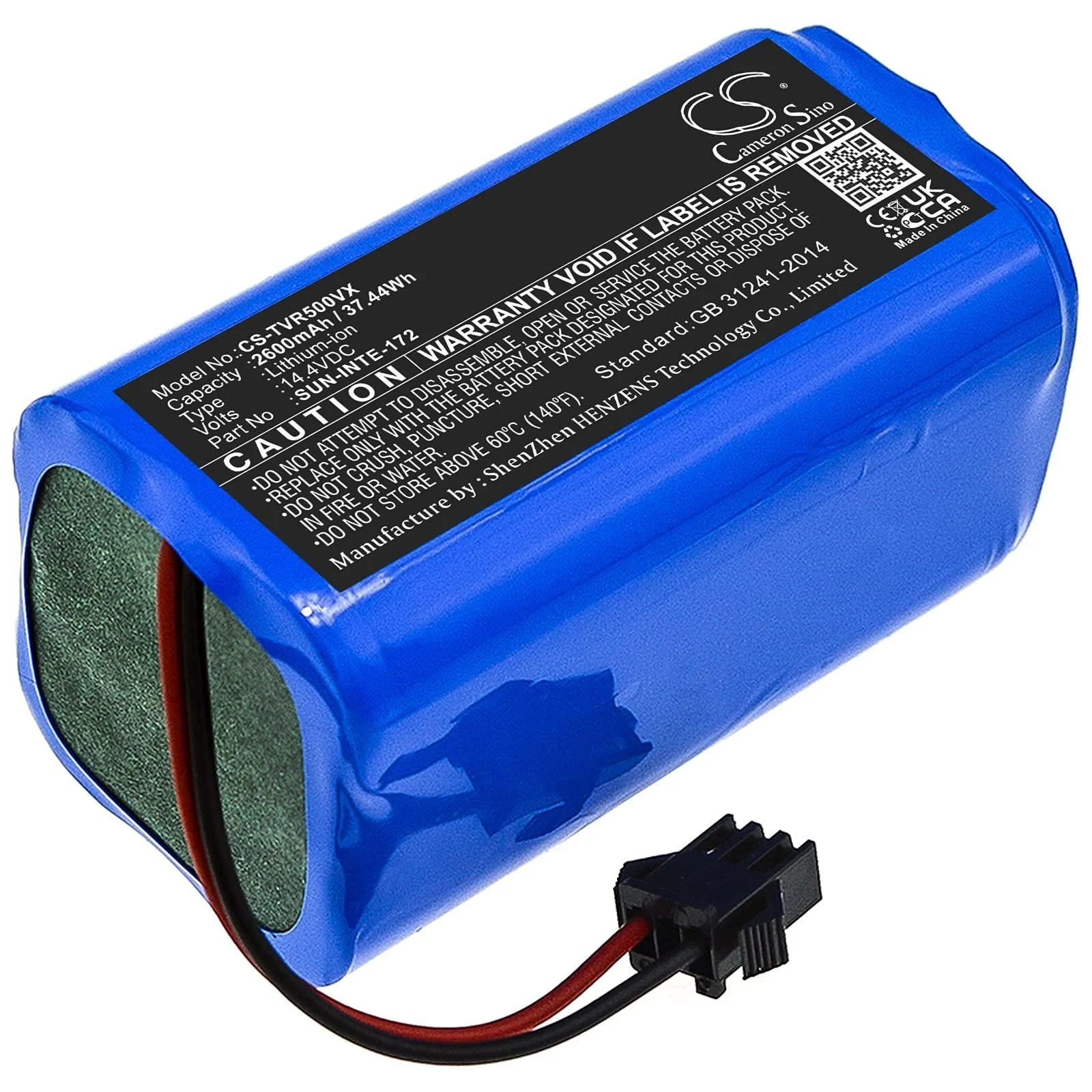 2600mAh Replacement Battery for Goovi D380 F007C (14.4V) - Enyuly