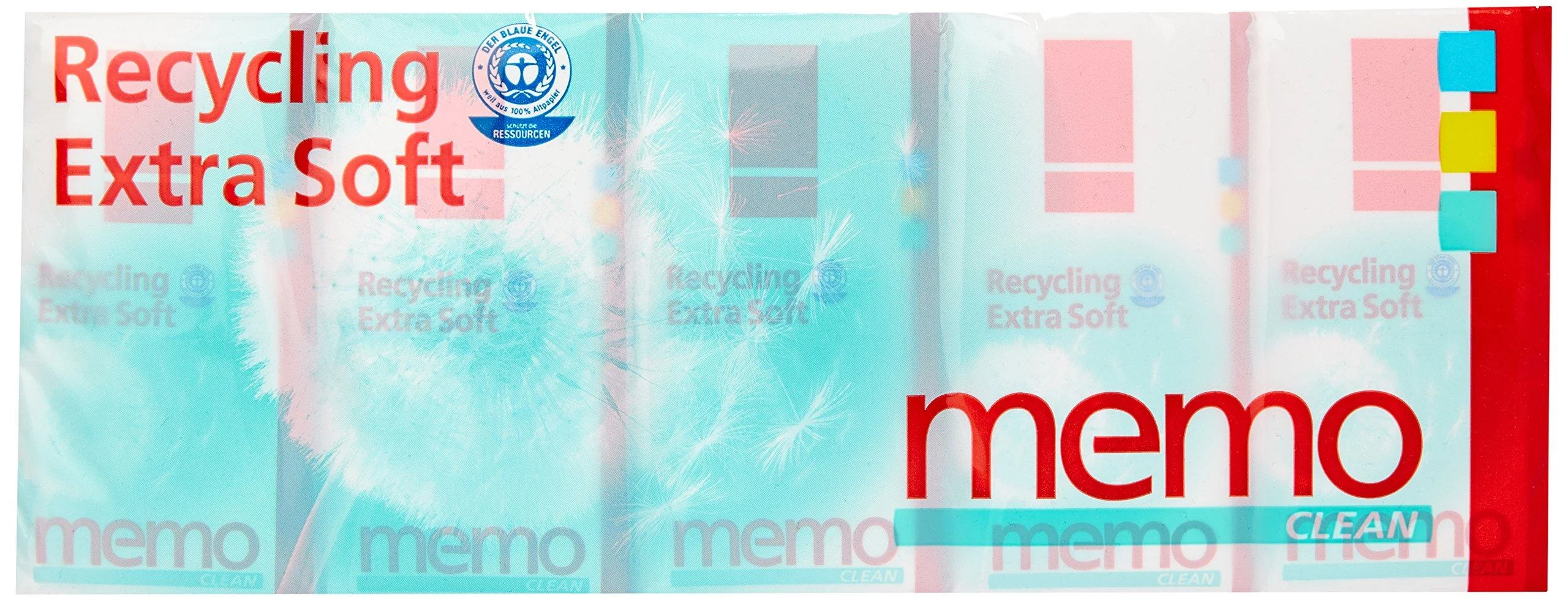 Memo ECO MH1060 handkerchiefs recycled 15 packs x 10 pieces - Ecoburo