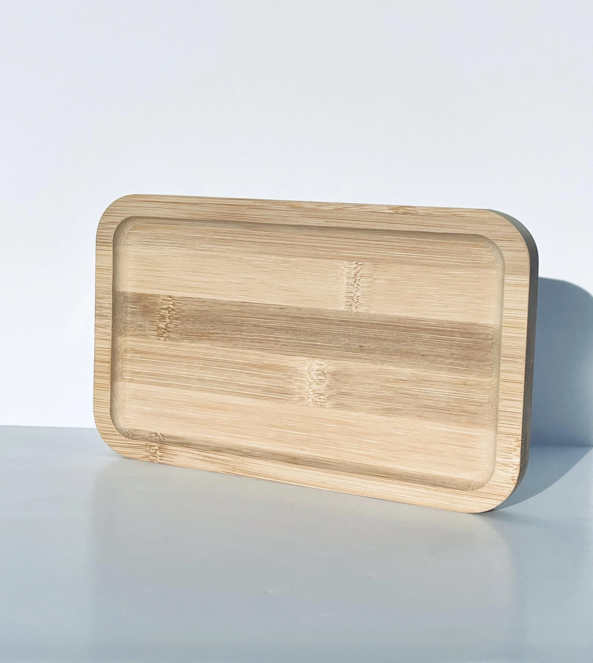Bamboo Tray (Customizable) - 100% Natural Solid Unfinished Bamboo - Laser Engraving Customization - Pictures Logos Name Engraving Holidays Birthdays Engagement