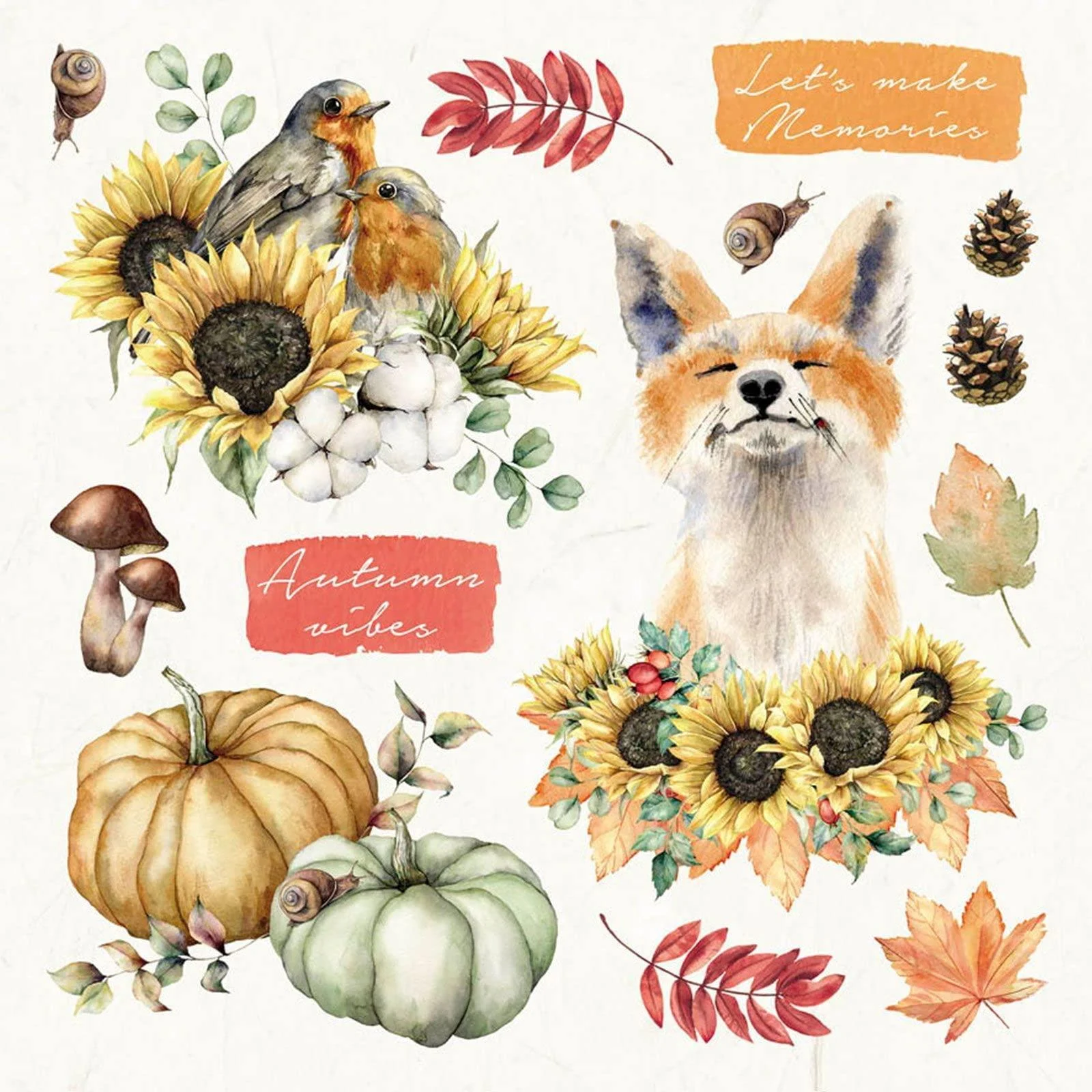 Studio Light Beauty Of Fall Die-Cut Block-NR. 09 -SLDCB09