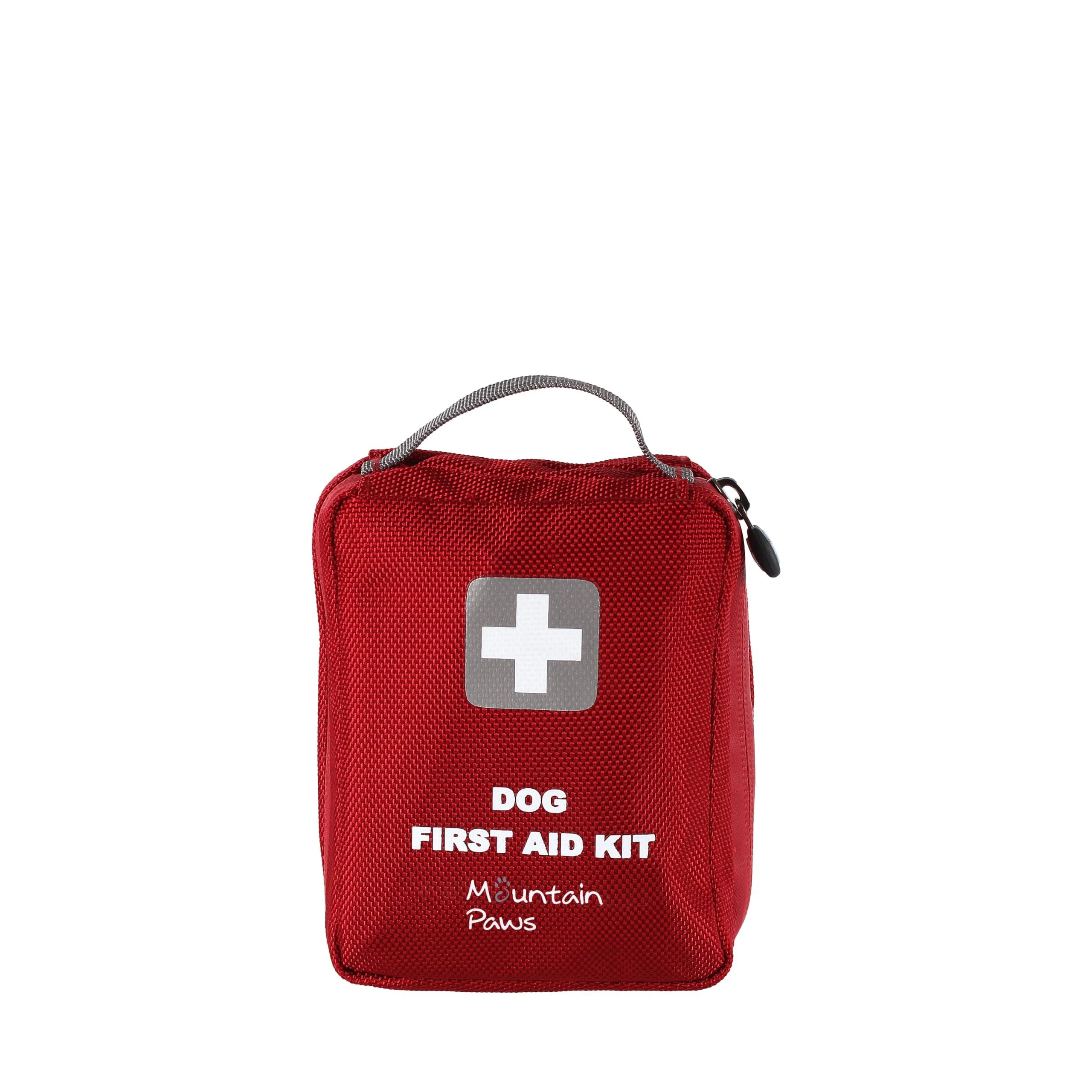 Mountain Paws Dog First Aid Kit - Compact Size Easy to Carry on Walks for Home Outdoor or Travel