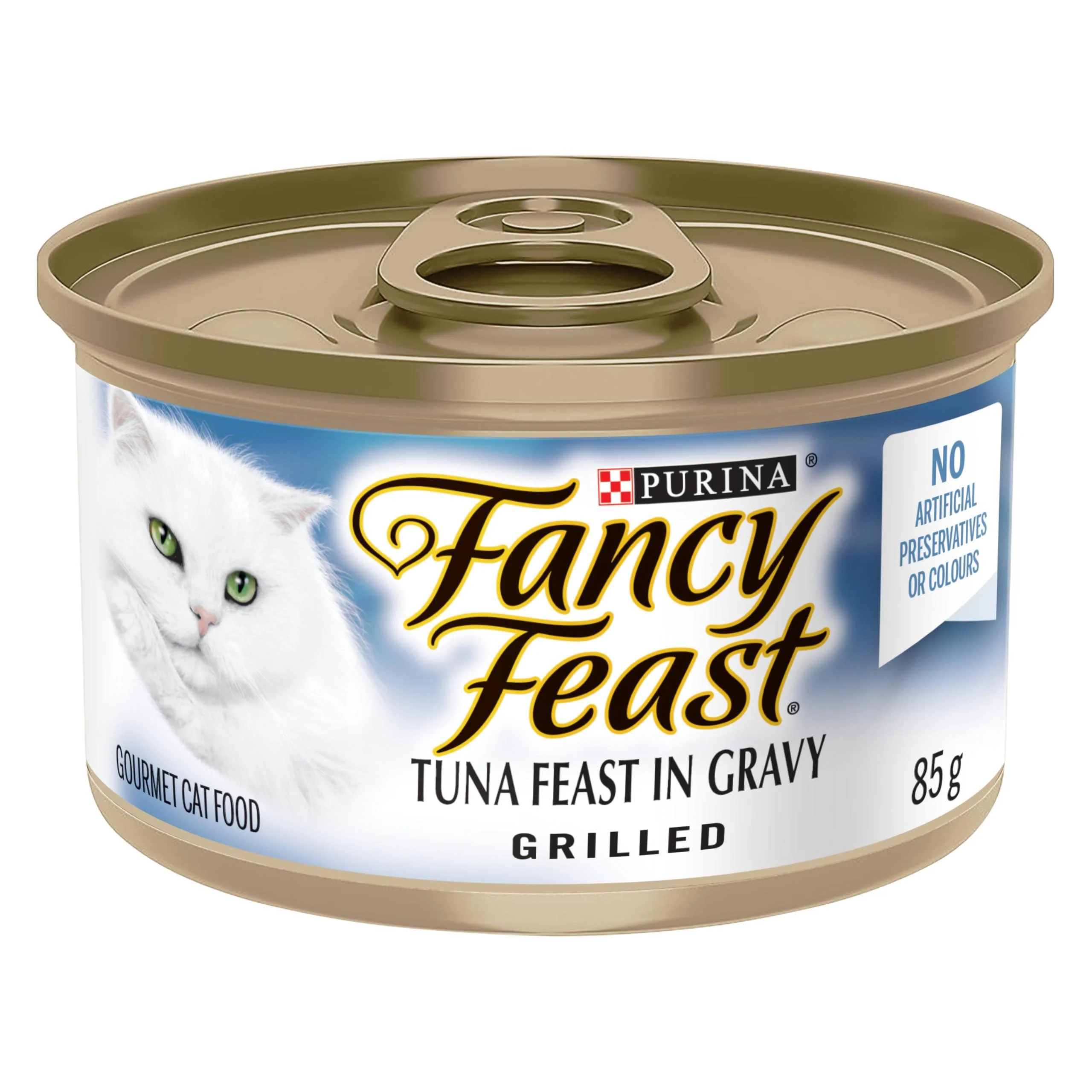 Fancy Feast Grilled Wet Cat Food Tuna Feast - 85 g Can (24 Pack)
