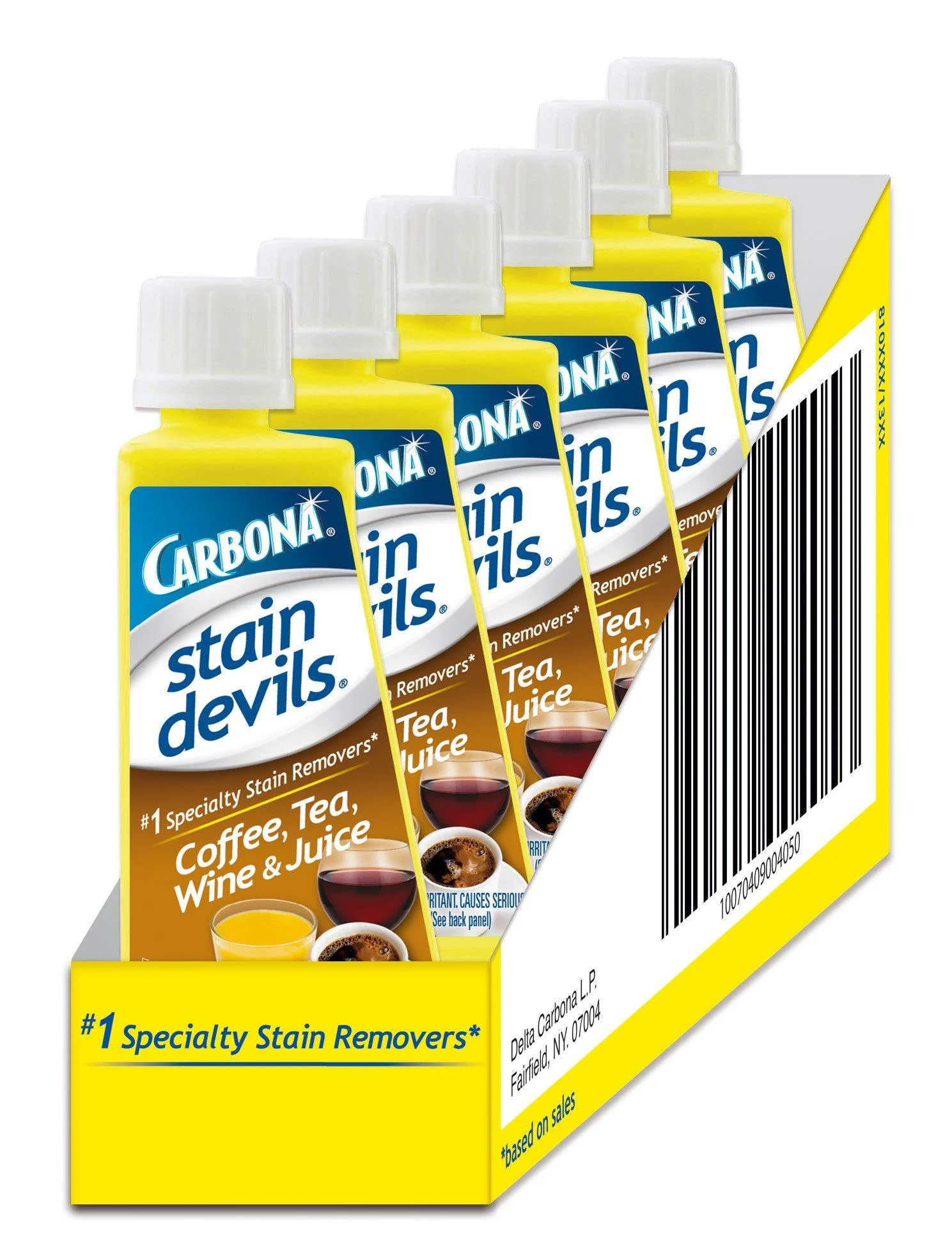 Carbona Stain Devils #8 Wine Tea Coffee & Juice 1.7-Ounce Bottle (Pack of 6)