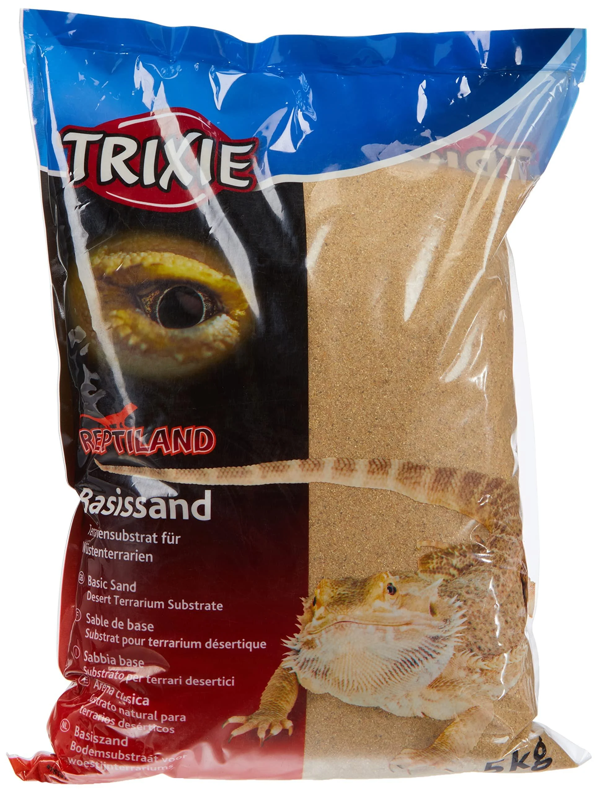 Trixie 76131 Basic sand for desert terrariums 5 kg yellow (1 pack)