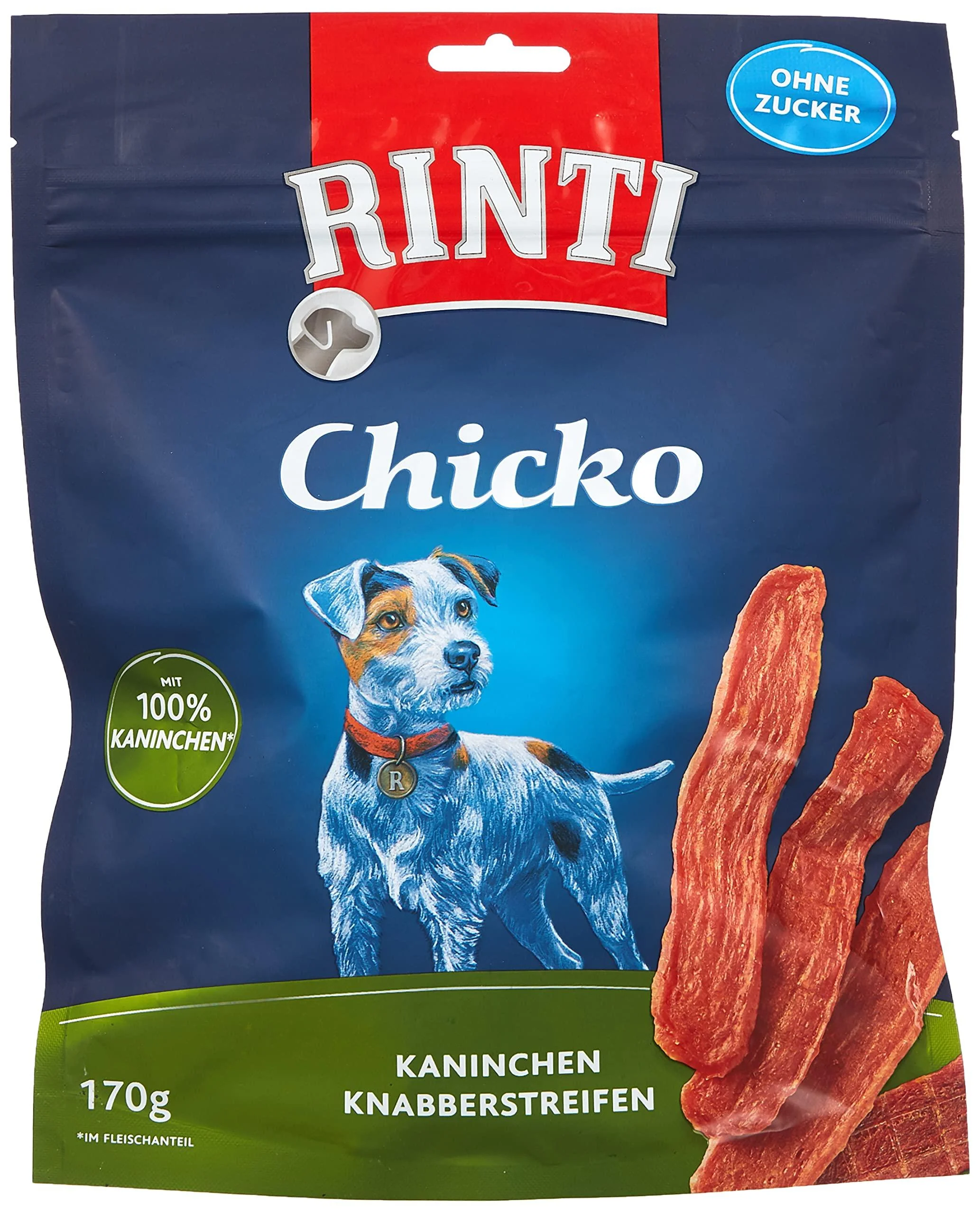 Rinti Extra Snack Chicko Rabbit 170g Rabbit 170 g (1 pack)