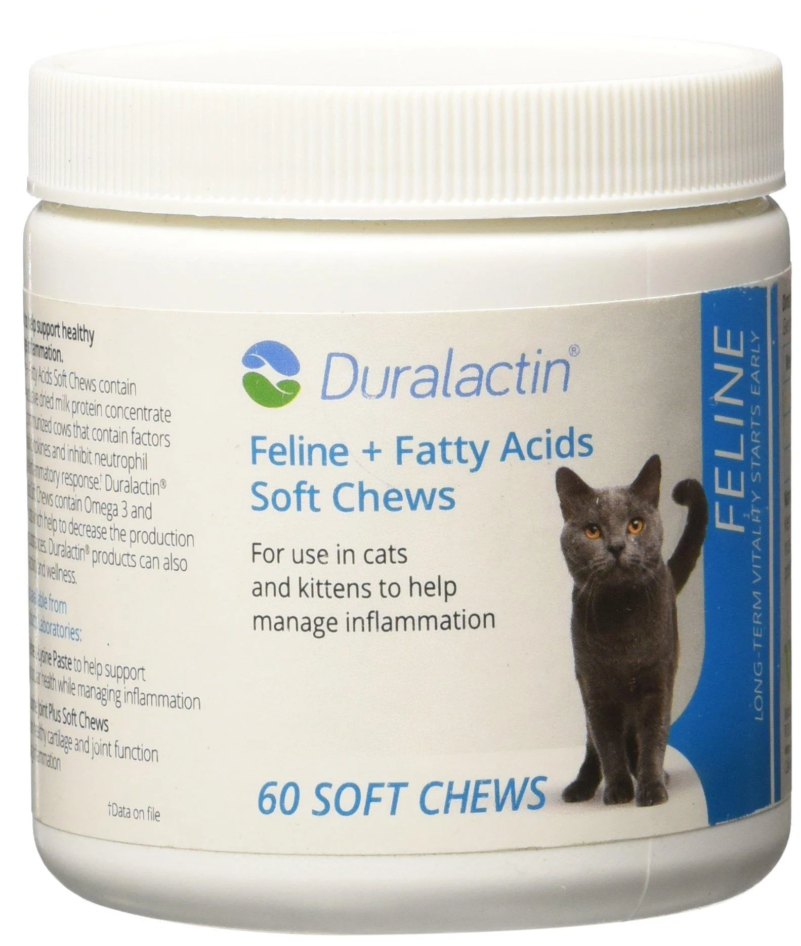 Duralactin Feline Plus Fatty Acids (60 Soft Chews) - VPL