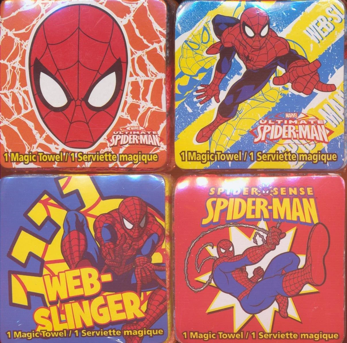 Amazing Spiderman Magic Wash Cloth Towel - Spider-Man