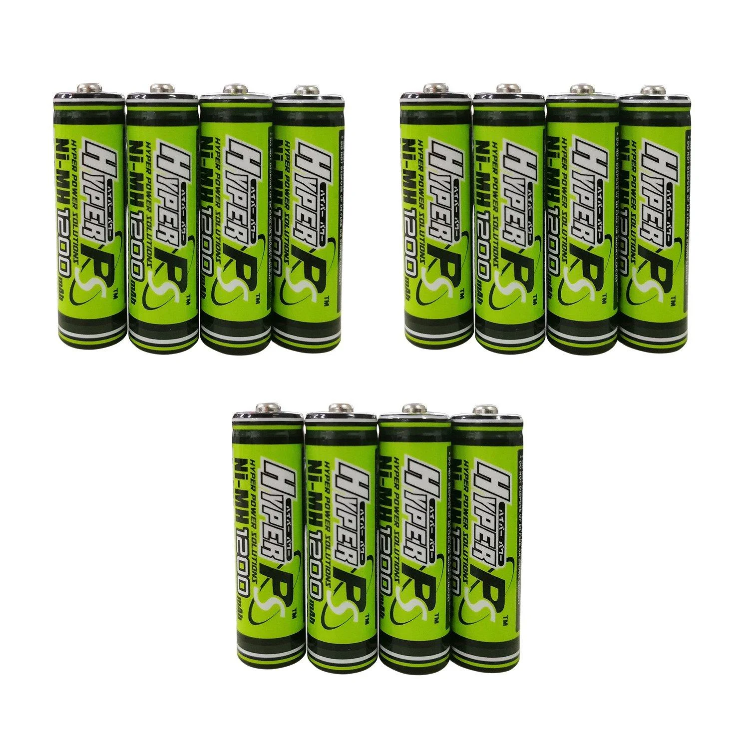 1.2V AA 1200mAh Ni-MH Rechargeable Battery for High-Drain Devices Quick Charge (12)