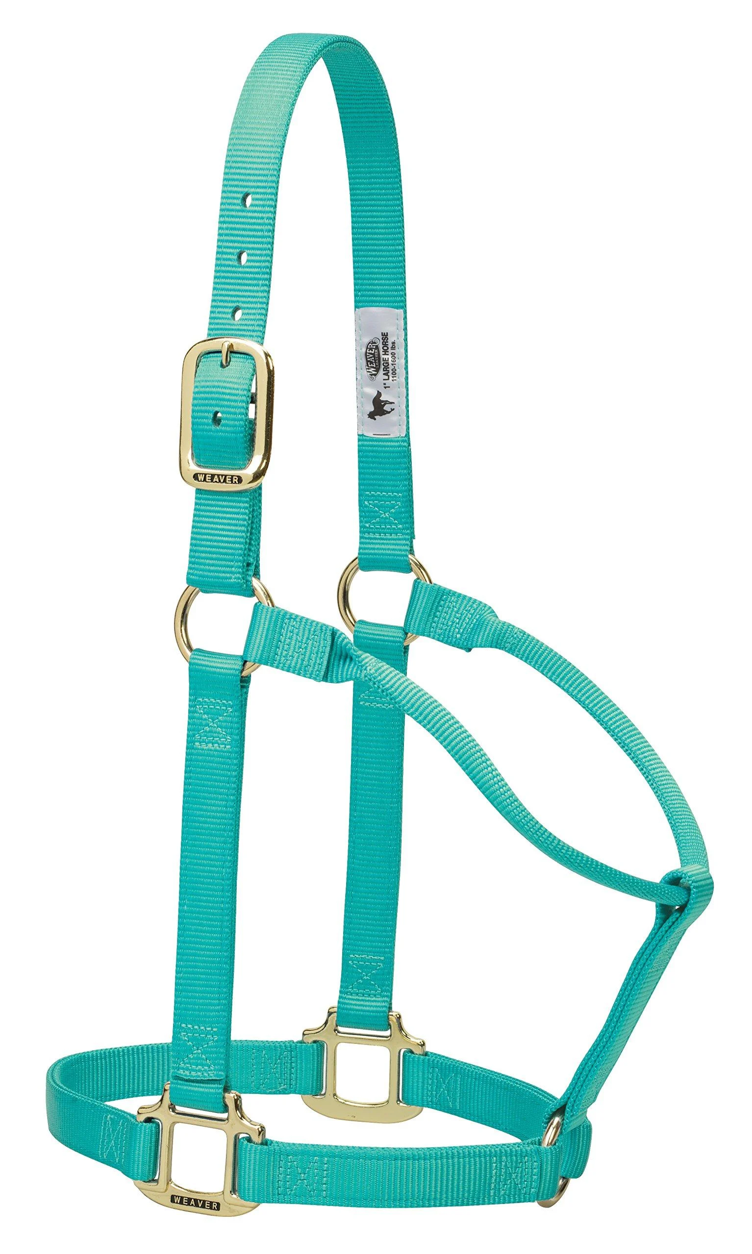 WEAVER Leather Non-adjustable Halter Mint Average Horse