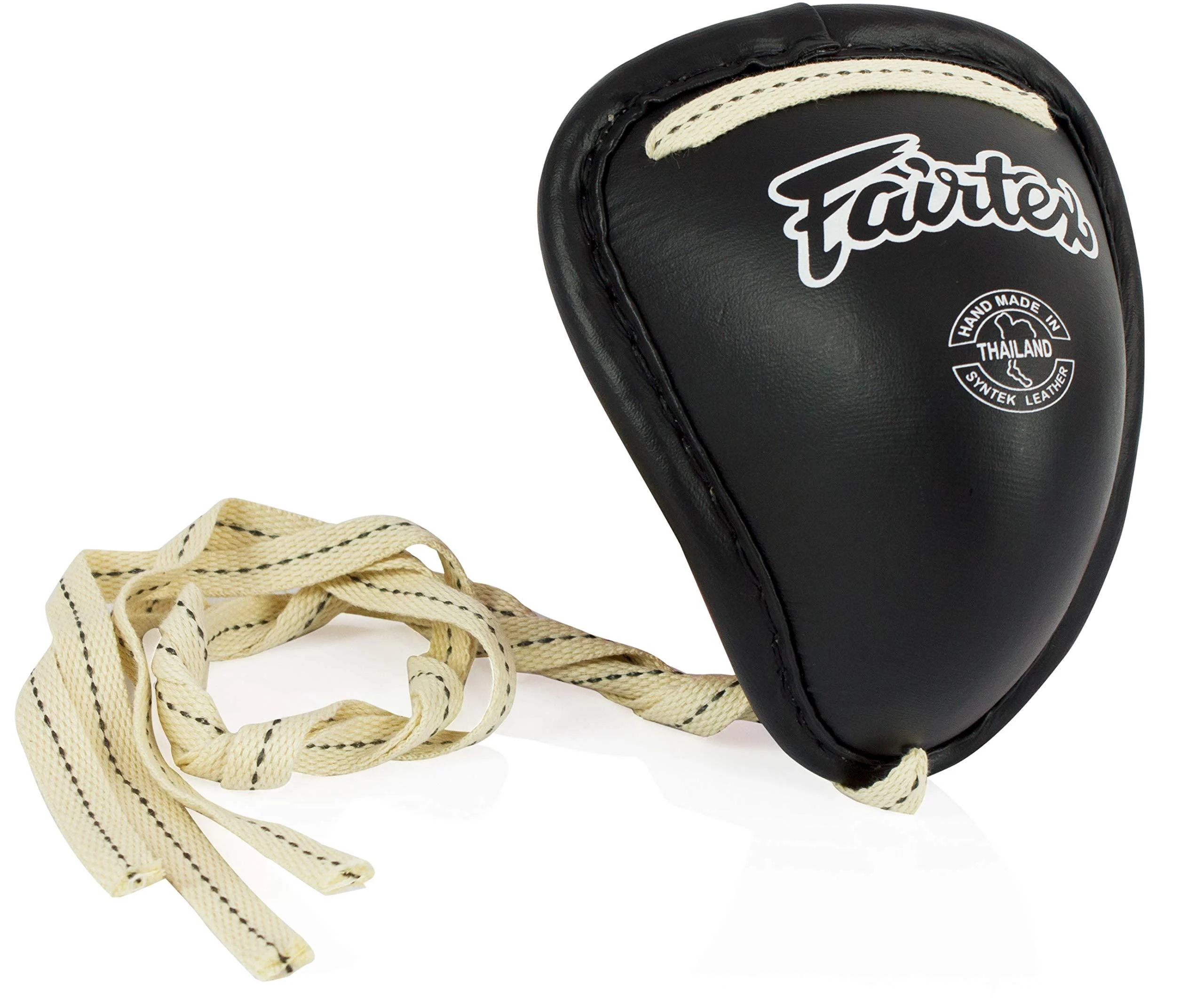 Fairtex GC2 Muay Thai Steel Cups for Muay Thai, Kick Boxing, MMA Medium Black