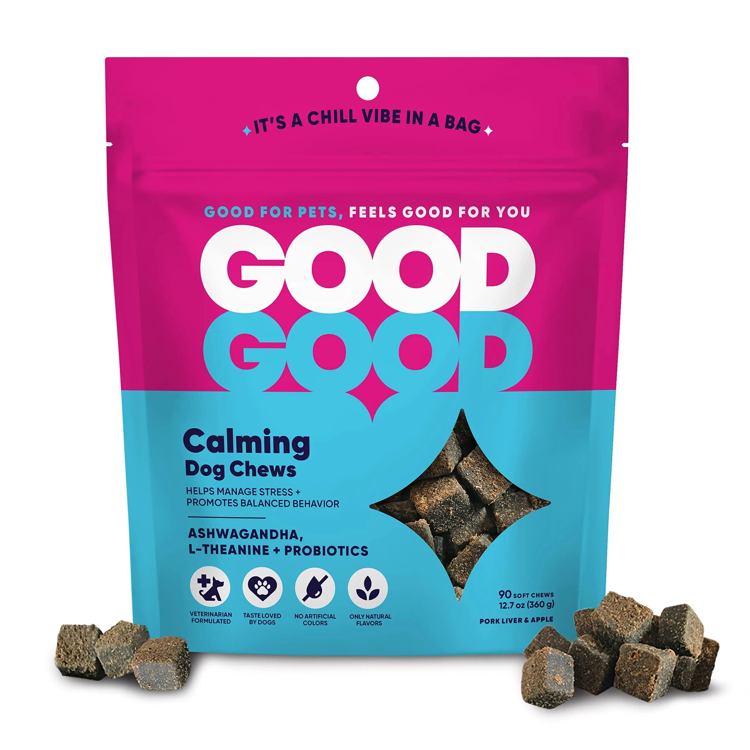 GoodGood Calming Dog Chews 90 Count