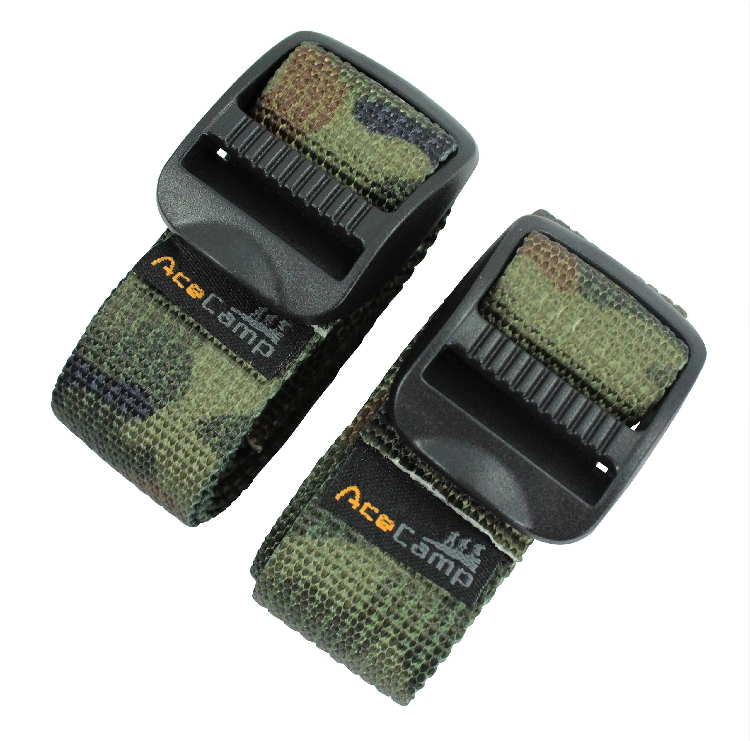 AceCamp packing straps webbing sizes 2 x Camouflage 120 cm