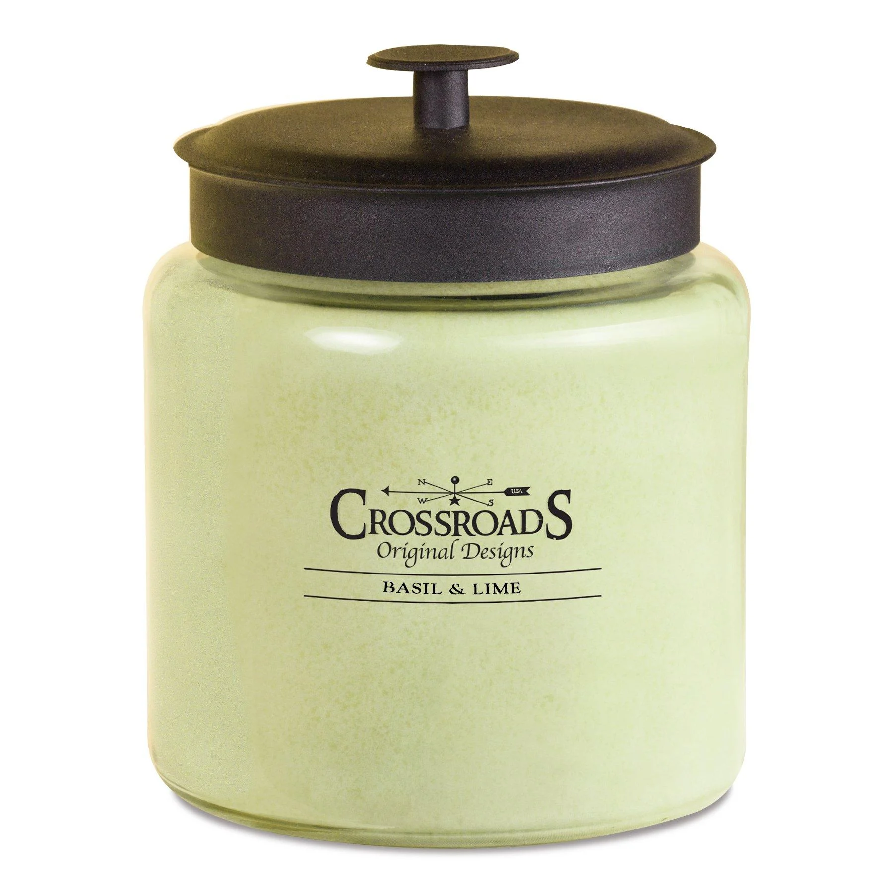 Crossroads Basil & Lime Scented 4-Wick Candle 96 oz.
