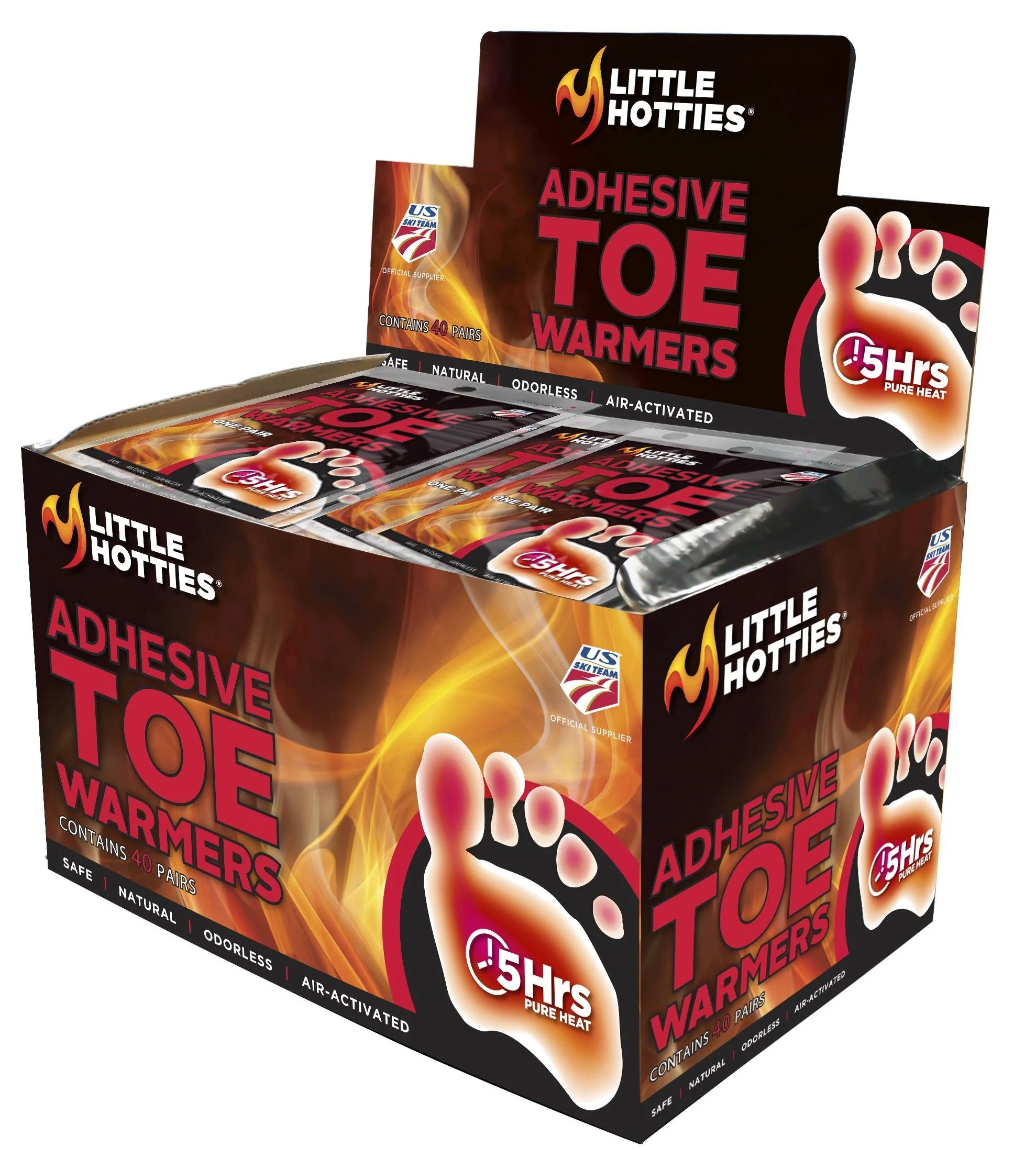 Little Hotties 5-Hour Adhesive Toe Warmer 40 Pair
