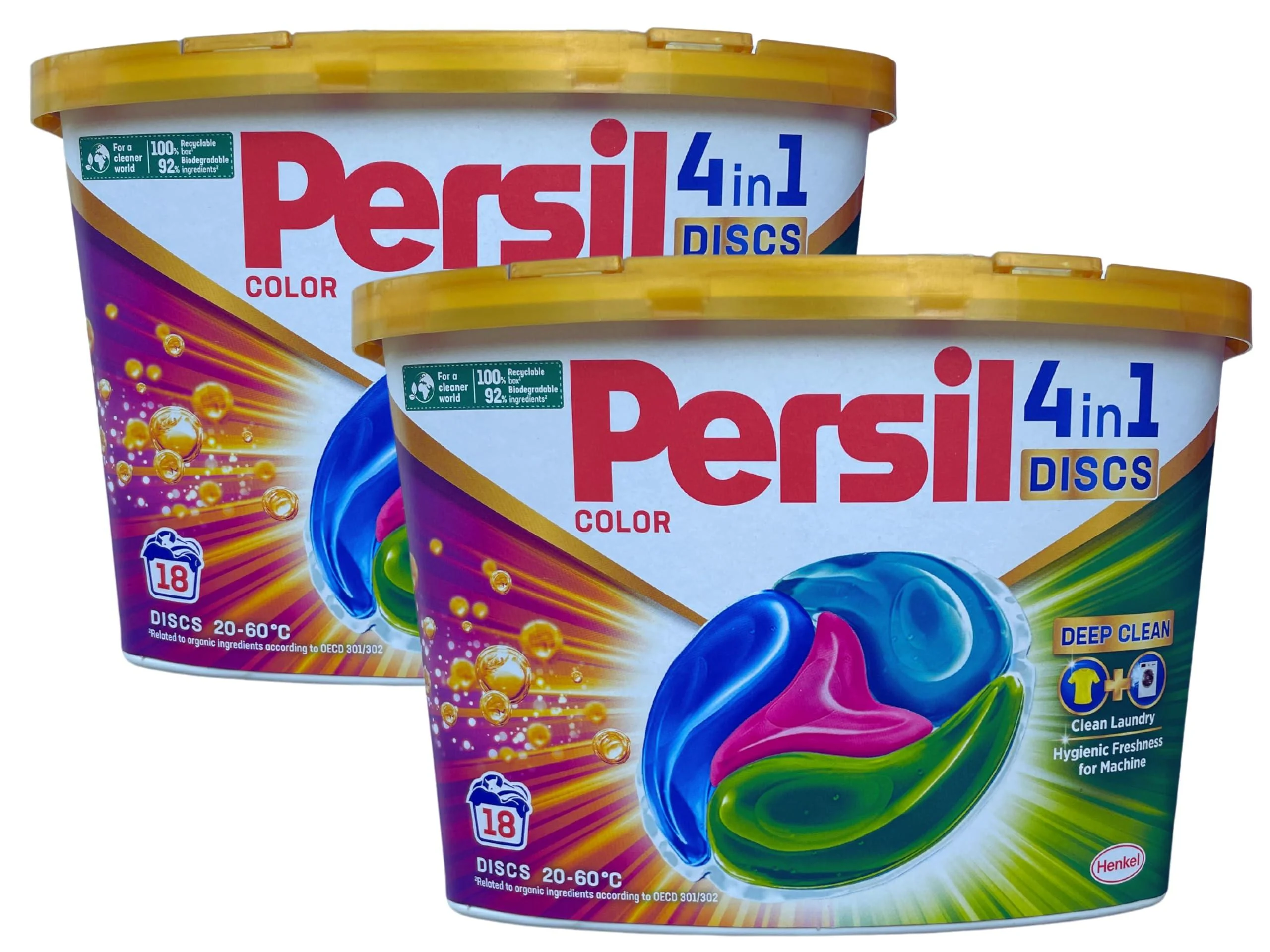 Persil 4-in-1 Color Laundry Discs Deep Clean 18 Discs