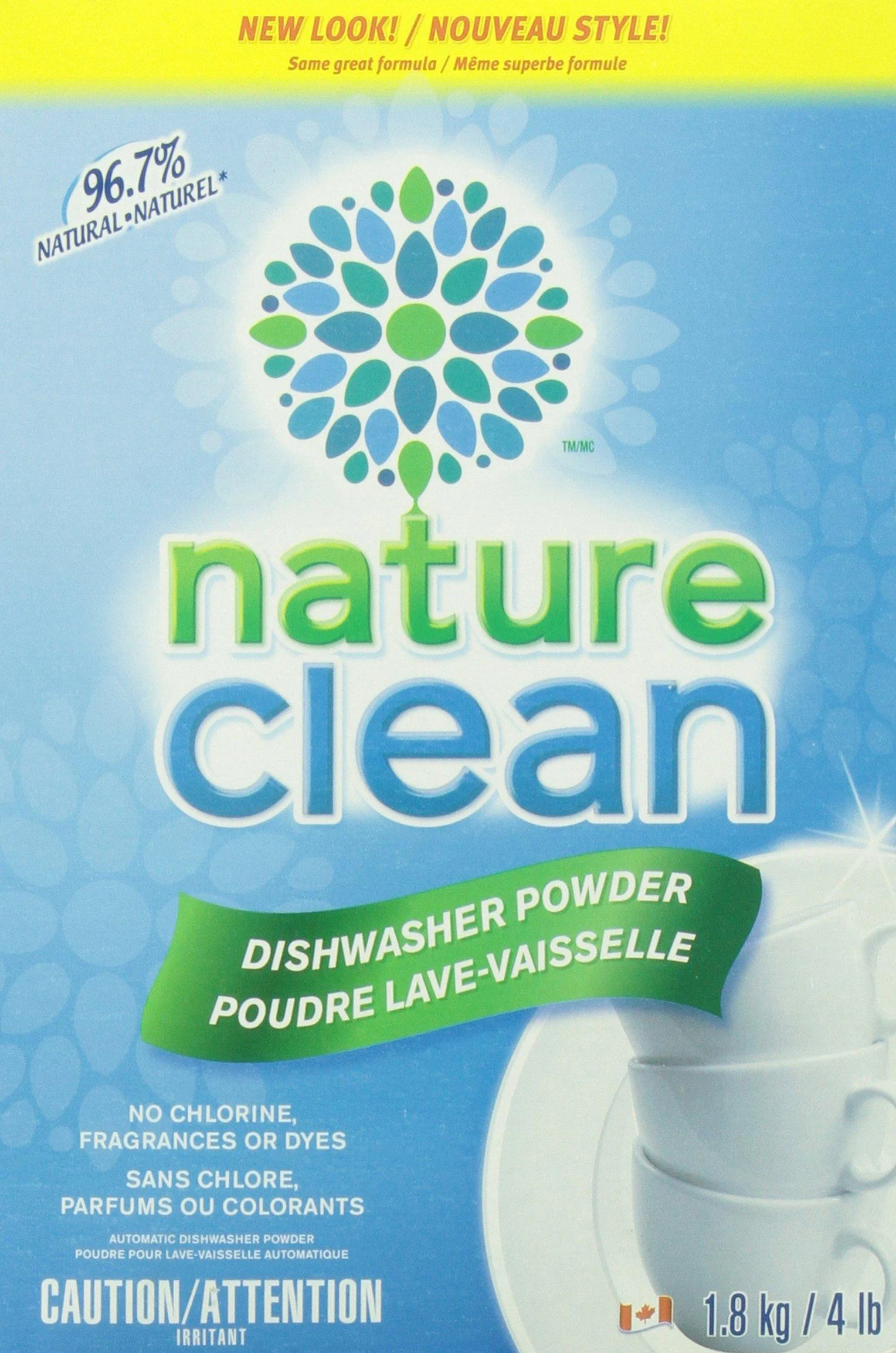 NatureClean Auto Dish Powder 1.8 Kilogram - Pack of 1