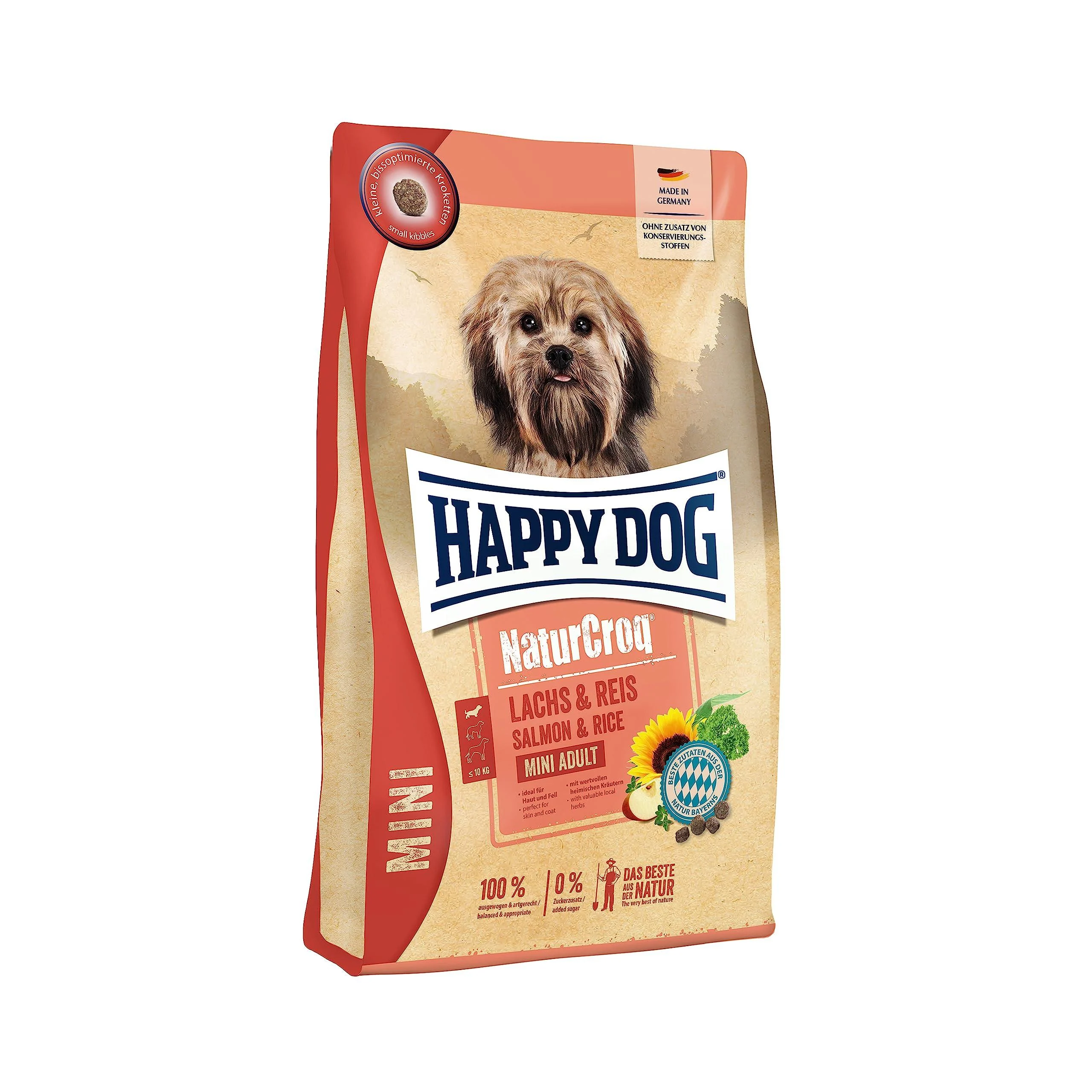 Happy Dog NaturCroq Mini Lachs&Reis 4kg Happy Dog NaturCroq Mini Lachs&Reis 4 kg (1Pack)