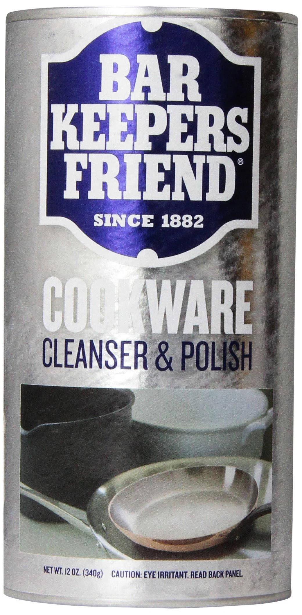BAR KEEPERS FRIEND Cookware Cleanser and Polish Powder 12 Ounce Each Can 2 Pack'