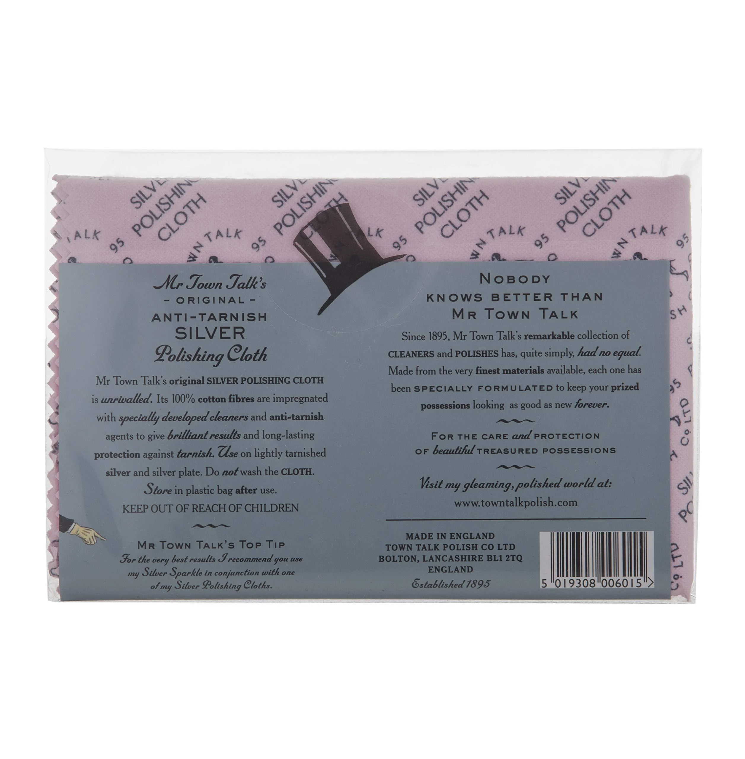 Town Talk Silver Polishing Cloth - AS ONE