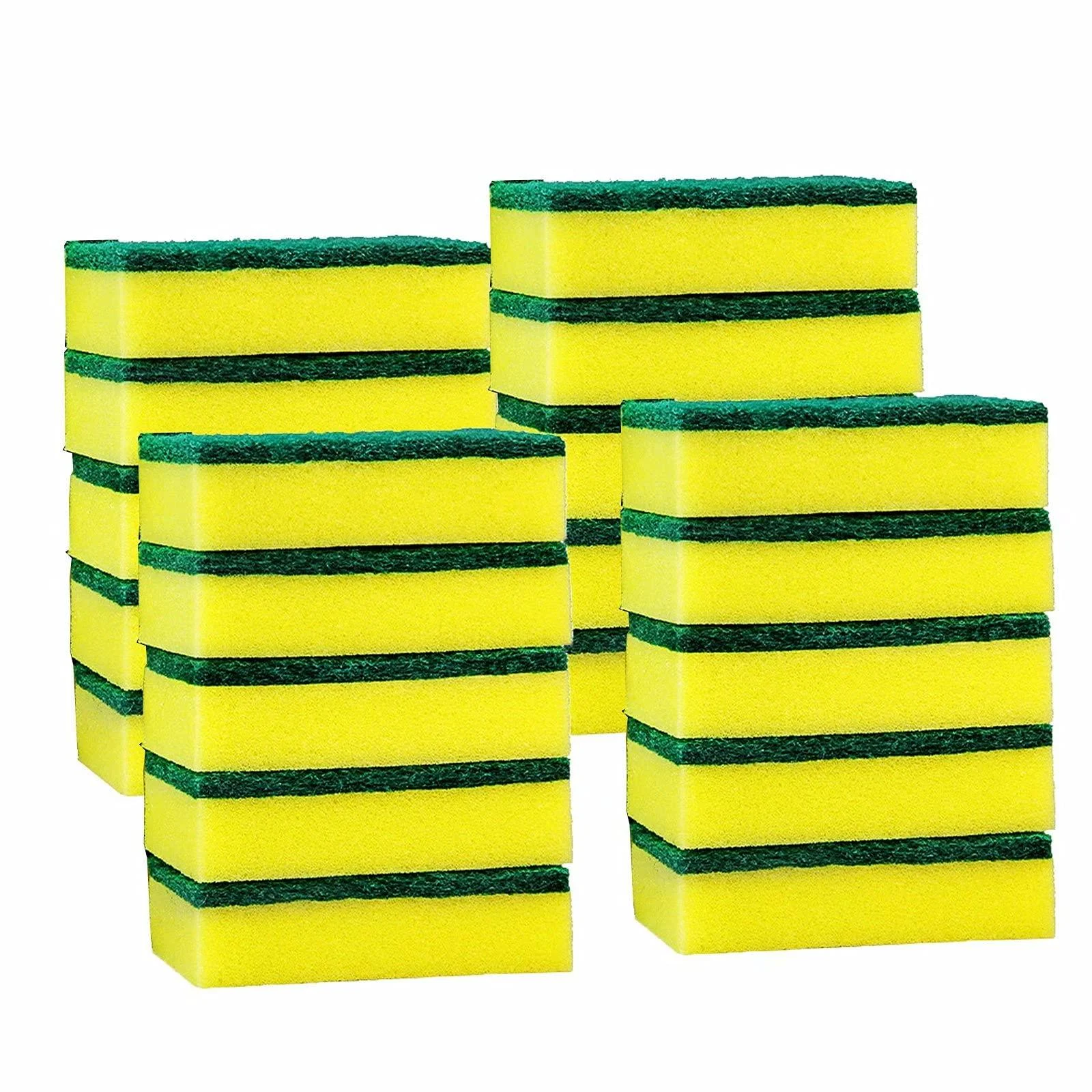 Sponge wipe high density dip glue 20 kitchen dishwashing sponge household cleaning sponge dishcloth rag - MFCGHXR