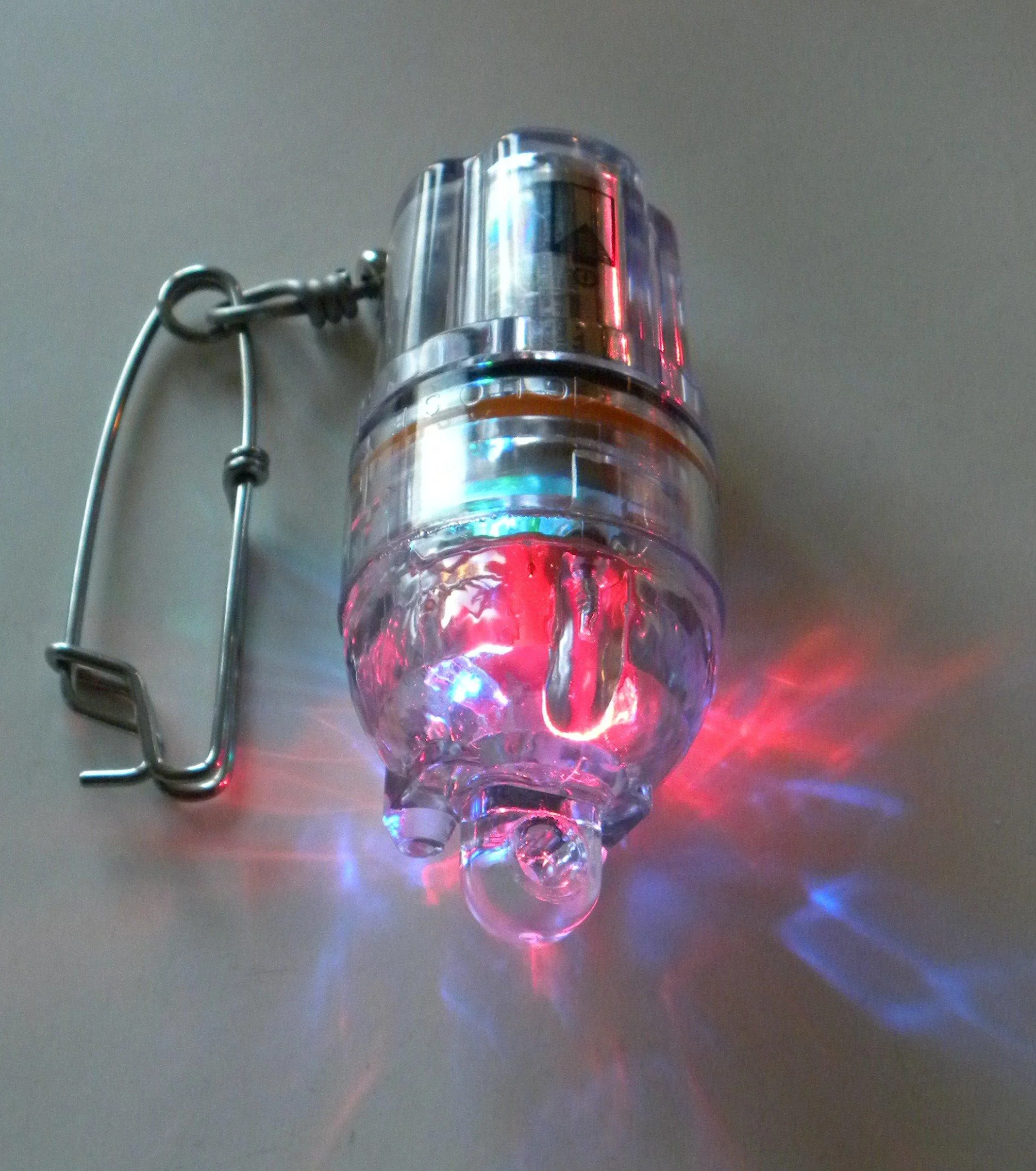 Deep Drop LED Fishing light 2,100 ft Disco blinking 3 colors - Catch All Tackle