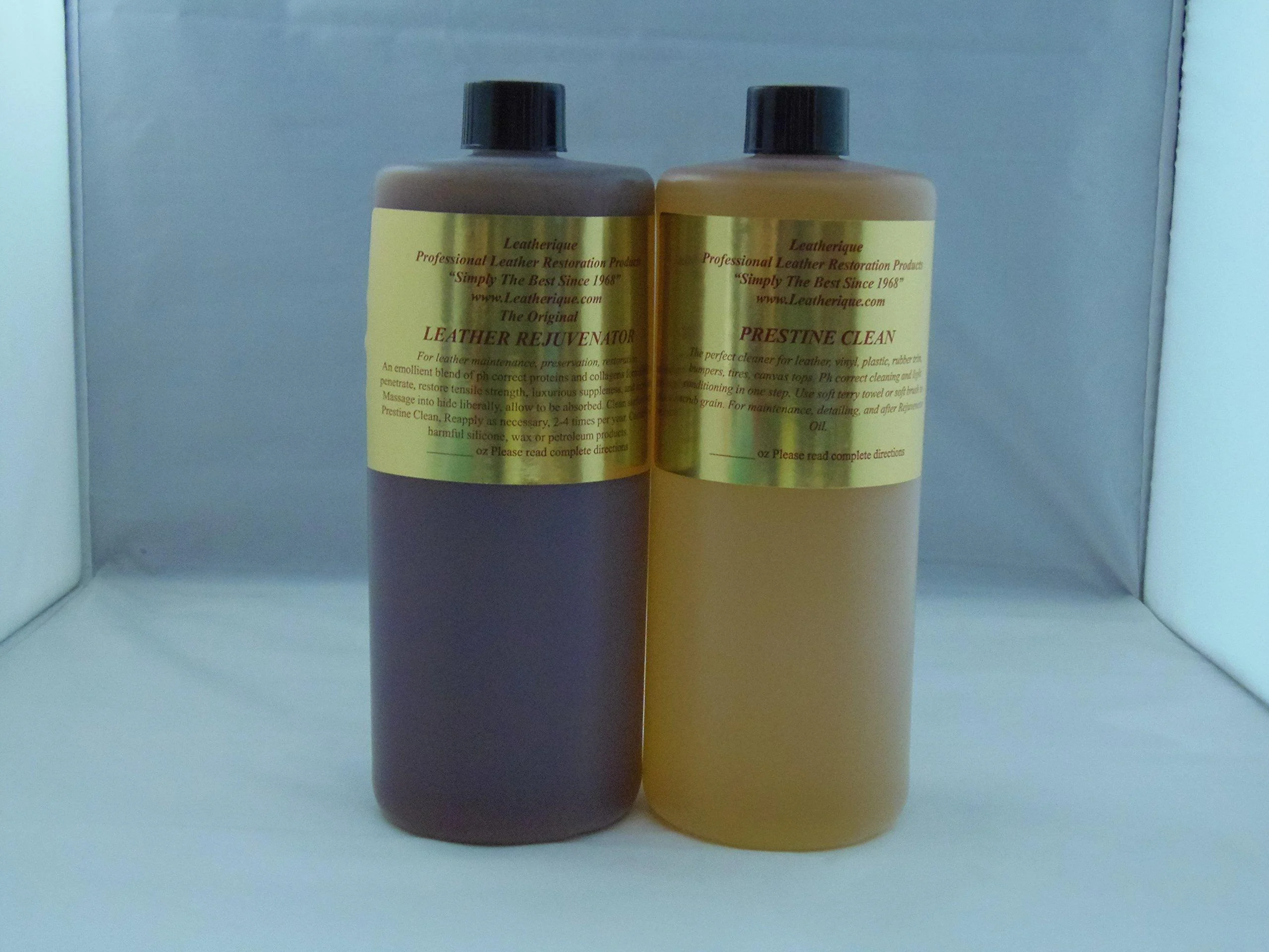 Leatherique Leather Rejuvenator/ Prestine Clean Pair 32 Oz - Leatherique Restoration Products