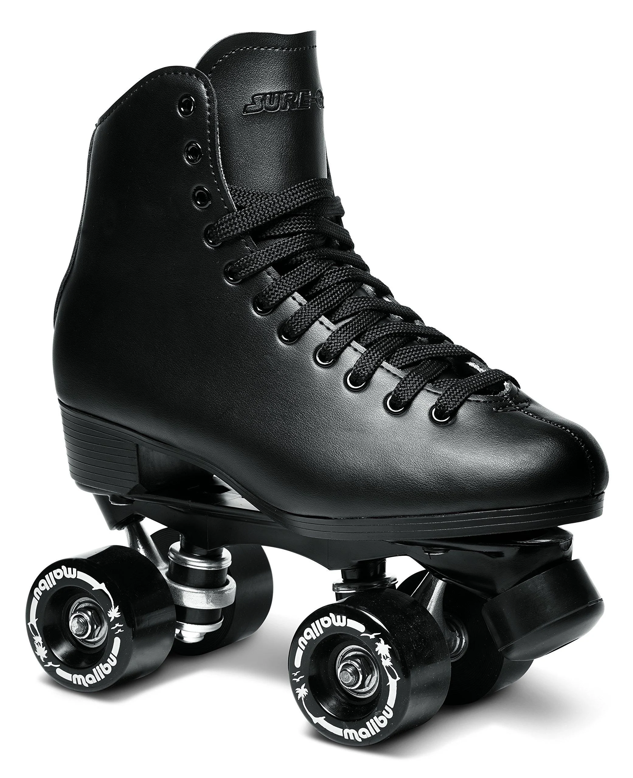 Sure-Grip Malibu Roller Skates Mens 8 / Womens 9 Black