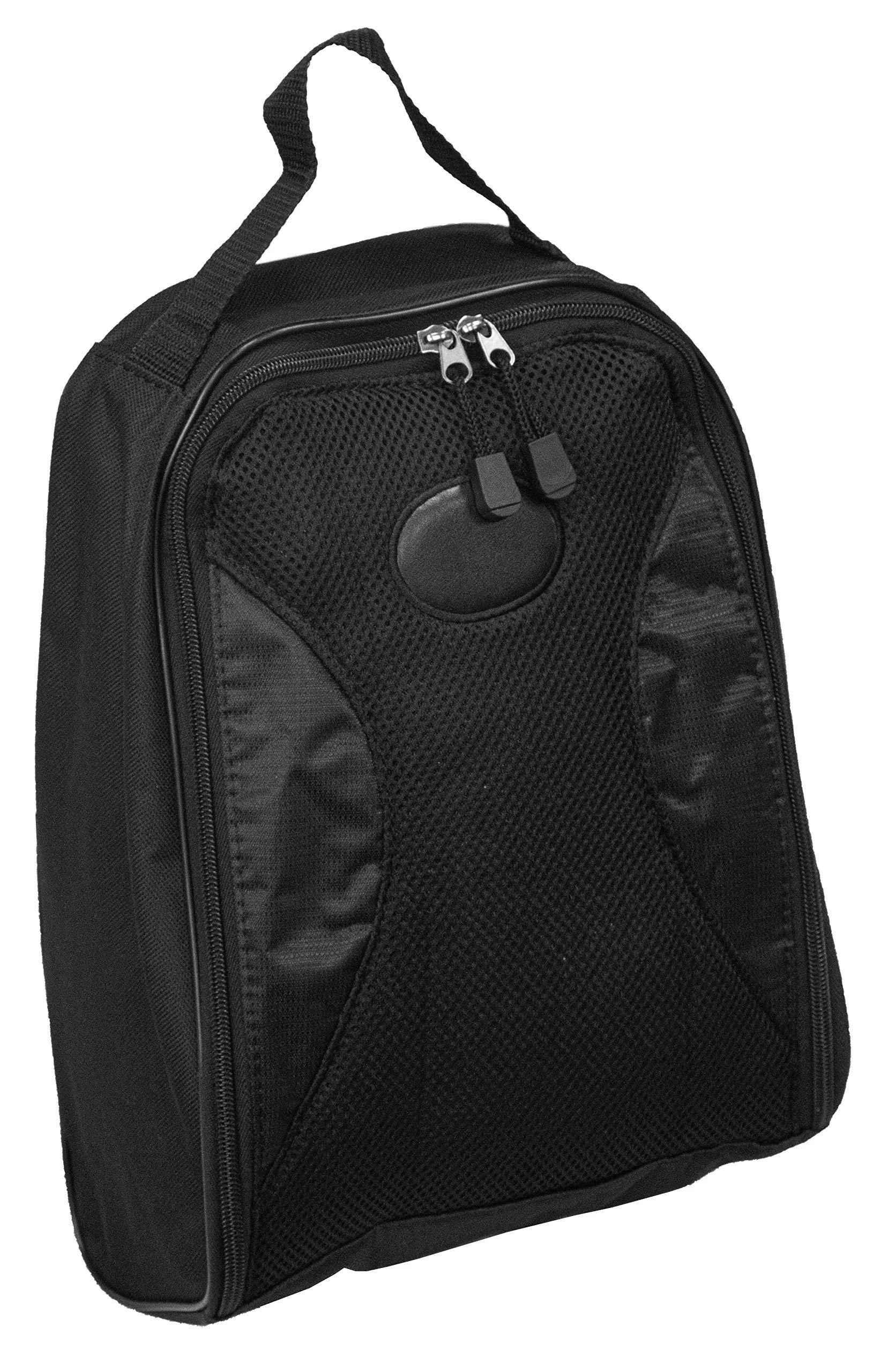 Longridge eze golf shoe bag - black